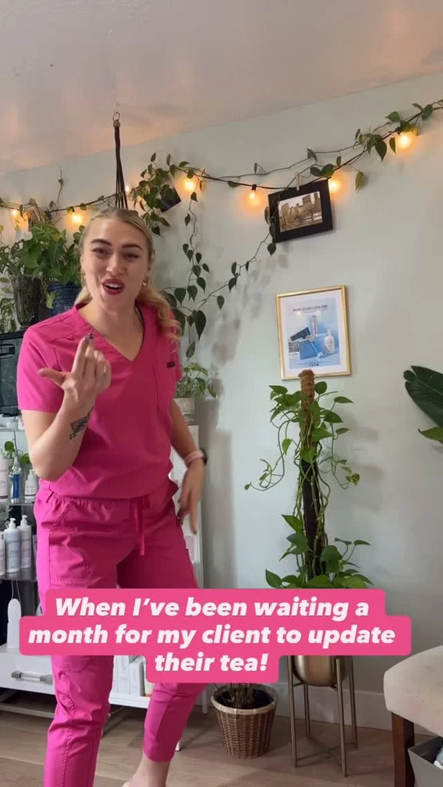 Me every two weeks to a month when my clients come in: “Okay, spill the tea 👀☕️”
Not only do we work on skin goals with advanced treatments + homecare, but I also get the inside scoop on all the life updates. 🫶
My clients aren’t
