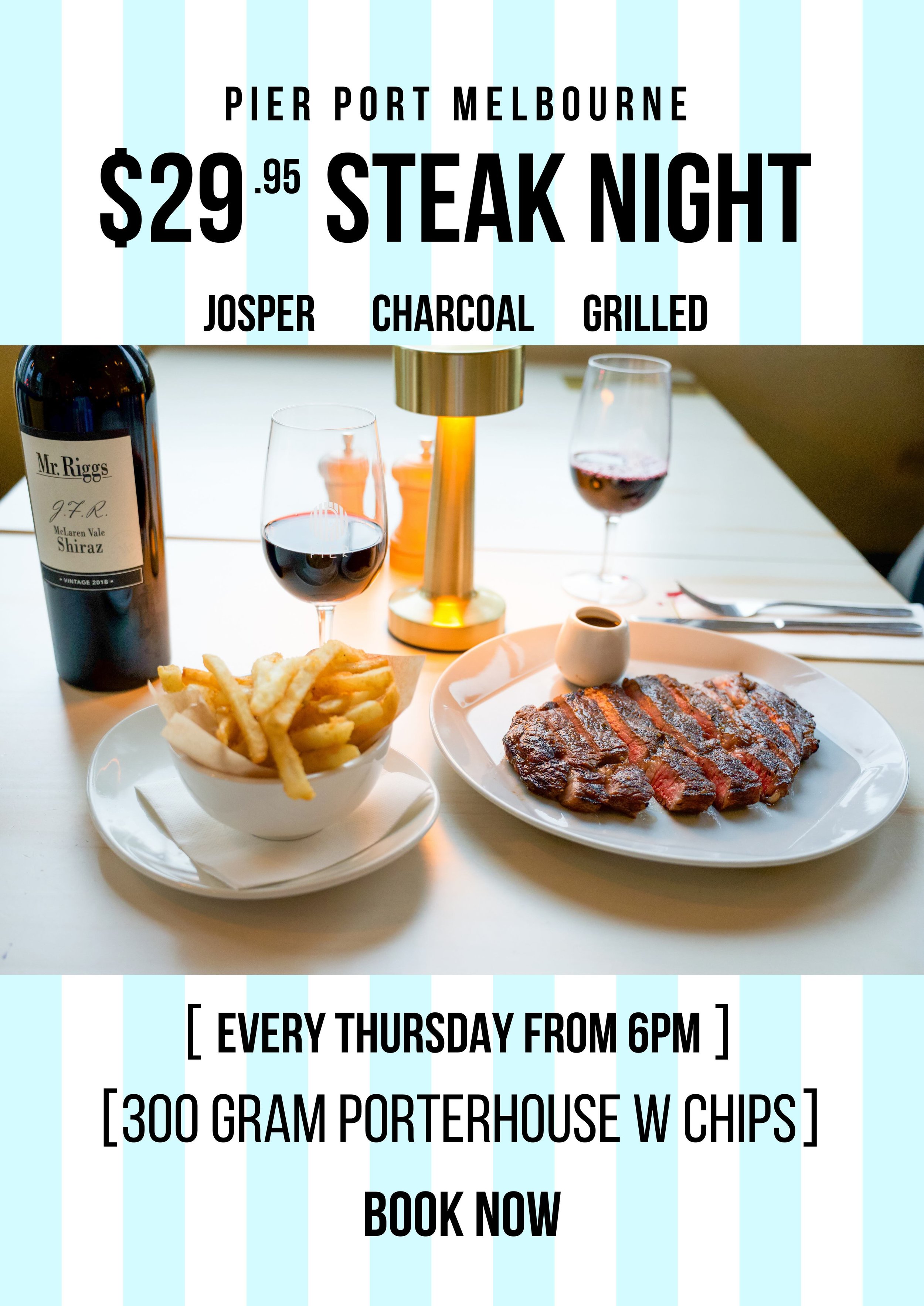 STEak night is back - Every Thursday 6pm