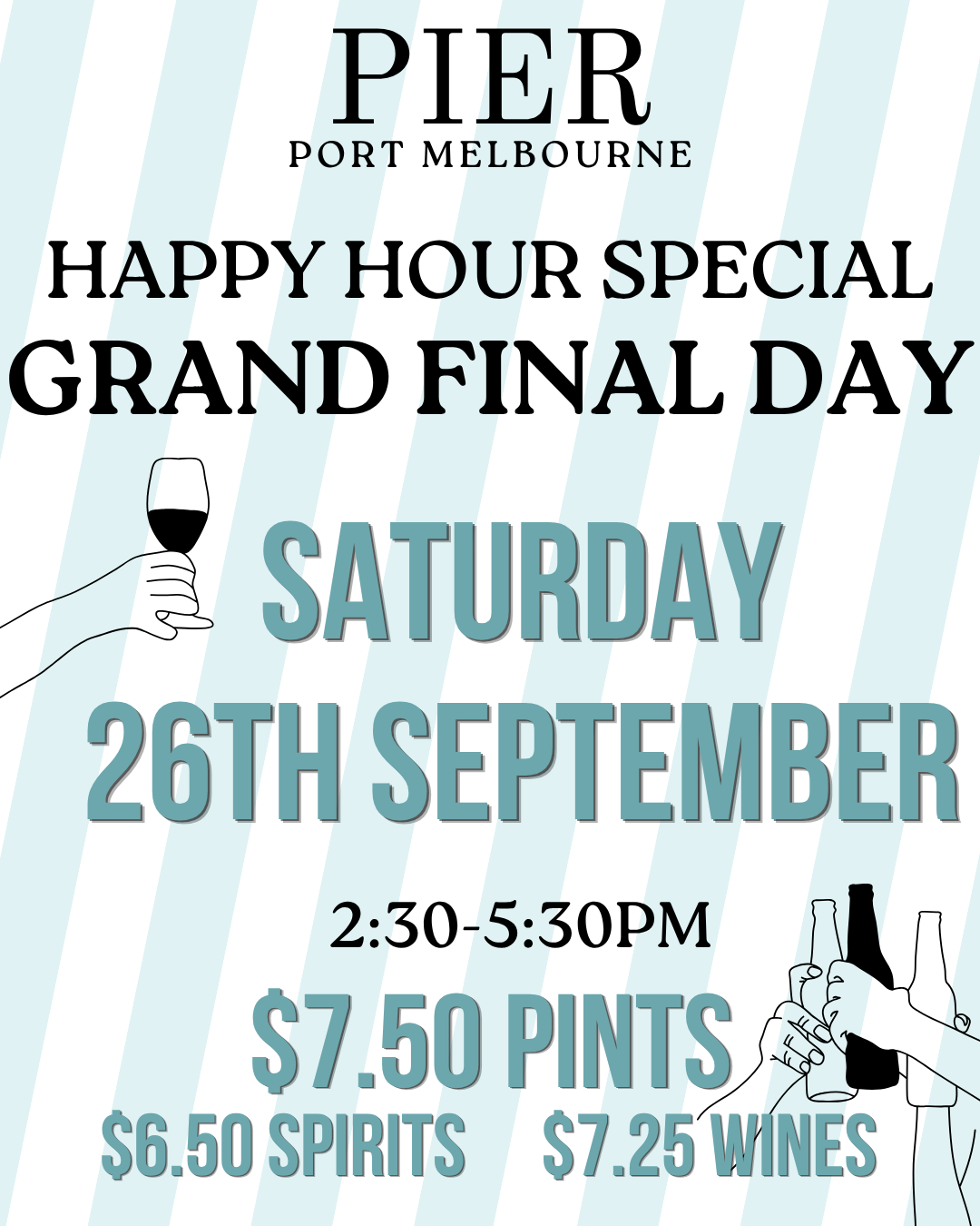 Grand finale Happy hour