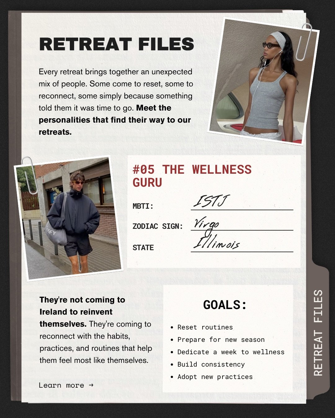 Meet the personalities that find their way to our retreats&hellip;  #05: The Wellness Guru 🌱

Tag a Wellness Guru who needs a retreat! 

#retreatarchetypes #irelandretreat2026 #autumnequinox2026