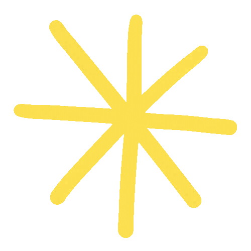 A yellow background with a darker yellow eight-pointed star in the center.