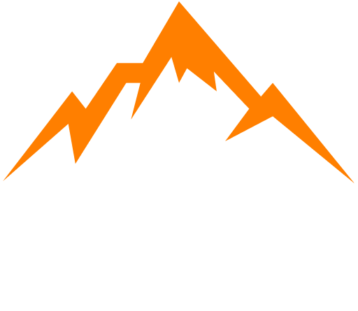 Logo of Bear Peak Development featuring an orange mountain peak and black background with the company name in white text.