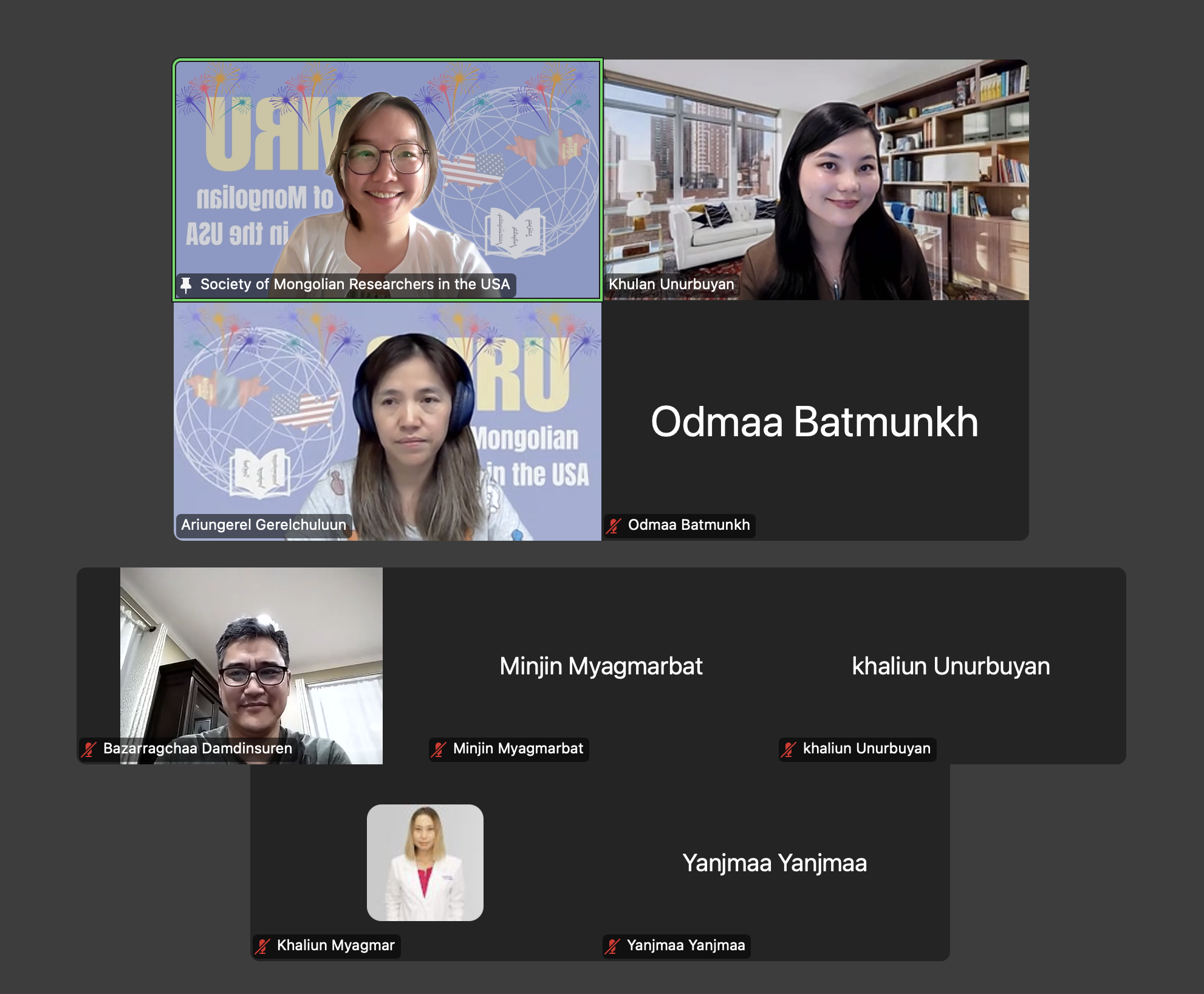 22nd Monthly Zoom Meeting