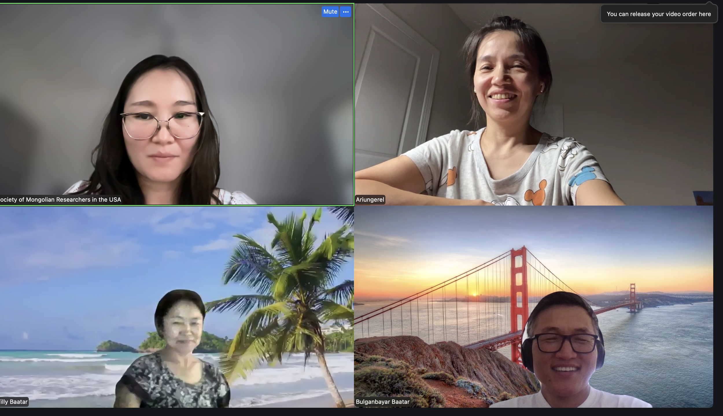 31st Monthly Zoom Meeting