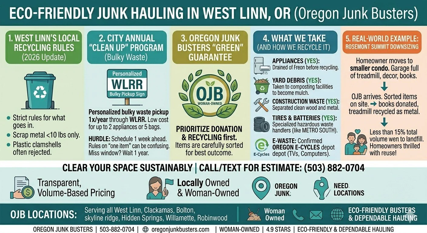 West Linn Homeowners Choose Eco-Friendly Junk Hauling