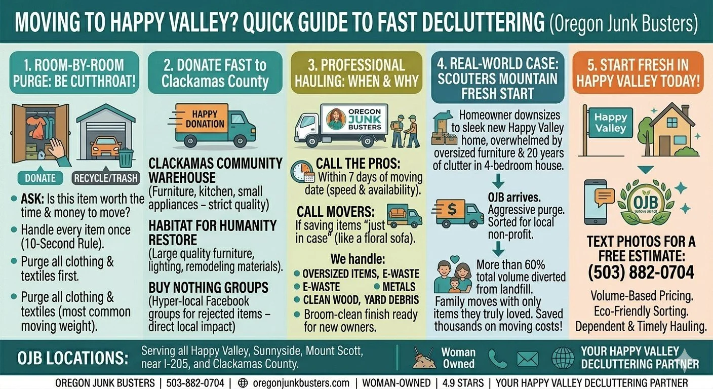 Moving to Happy Valley? How to Declutter Fast