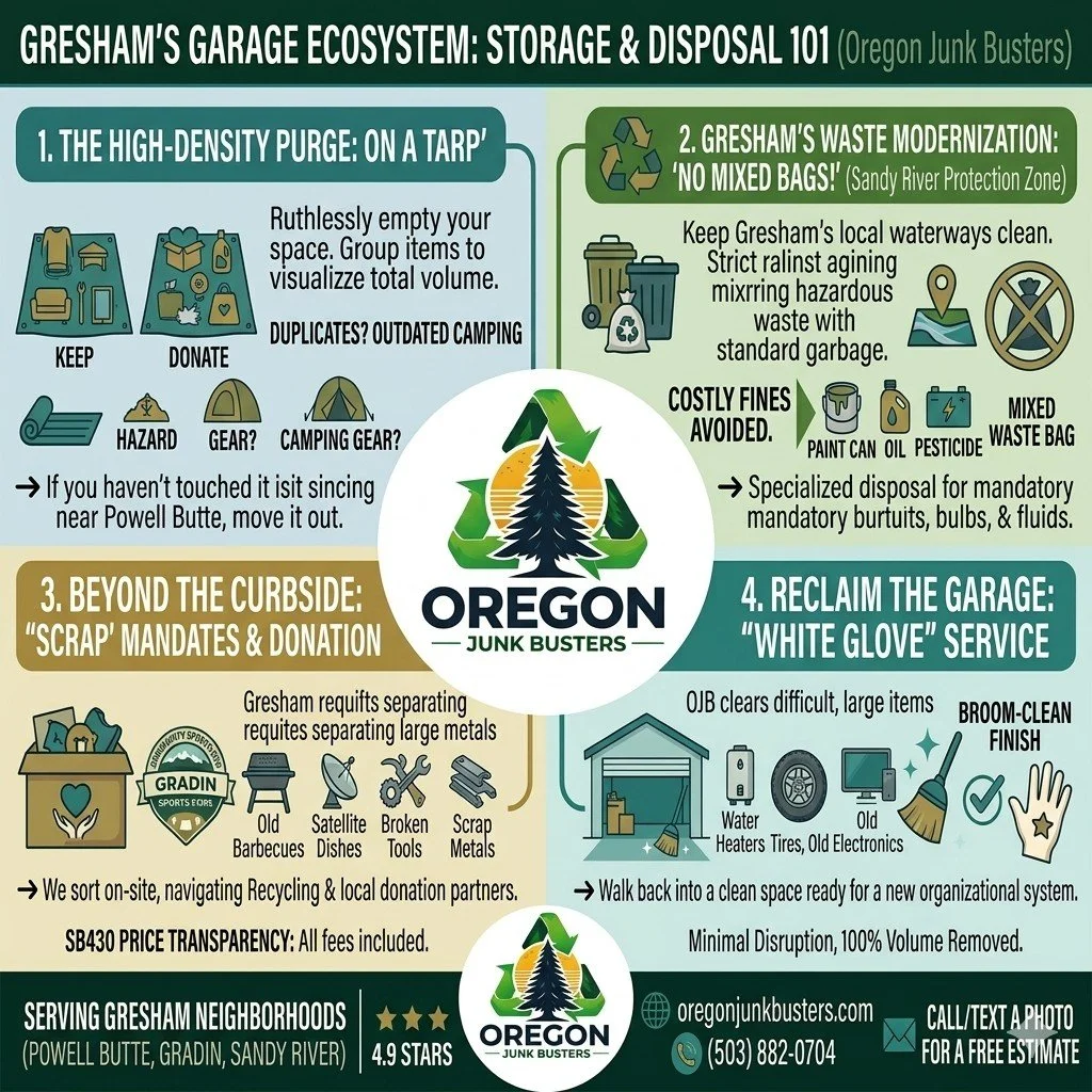 Garage Organization 101: Gresham’s Top Storage &amp; Disposal Tips.