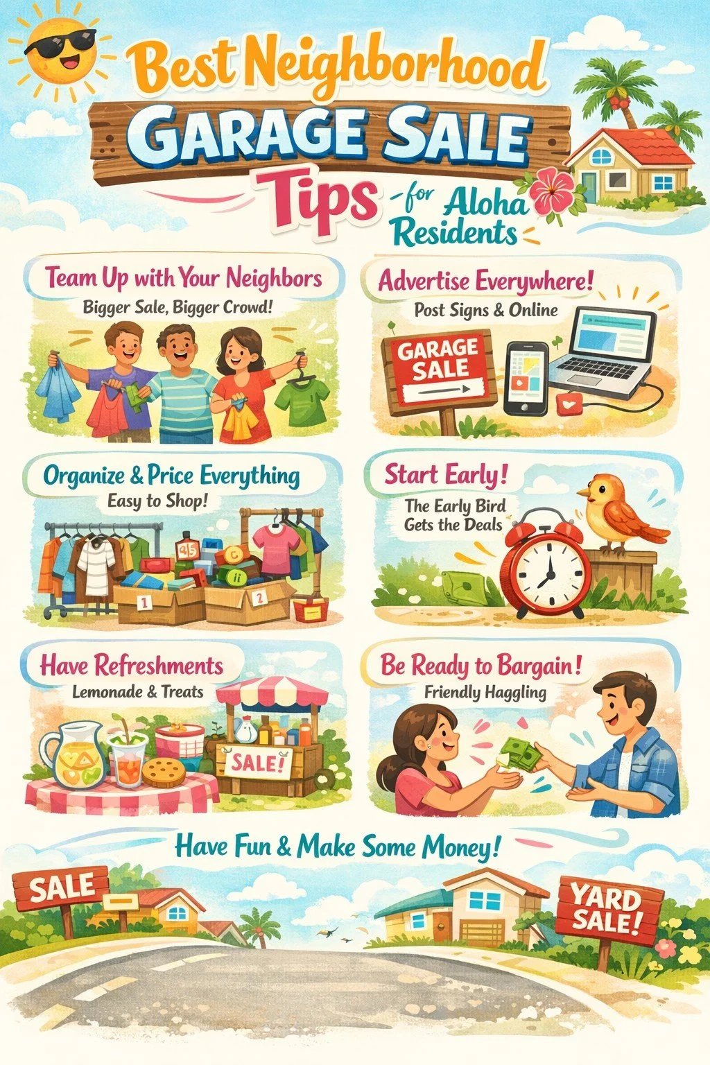 Best Neighborhood Garage Sale Tips for Aloha, OR Residents