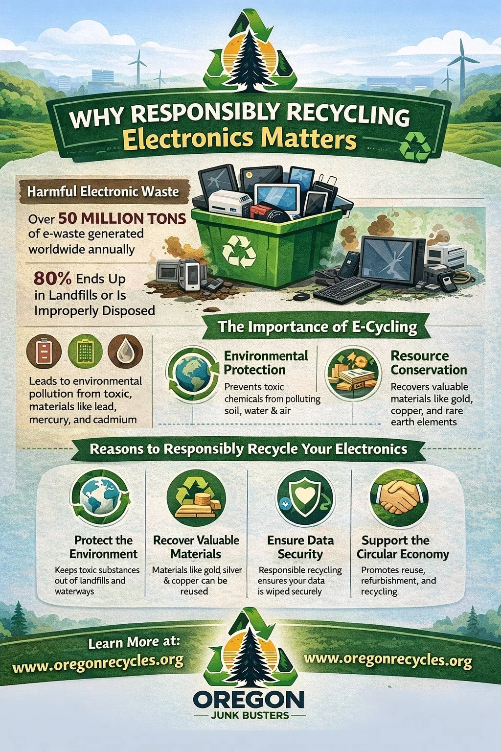 Where to Recycle Electronics in Hillsboro and Beaverton