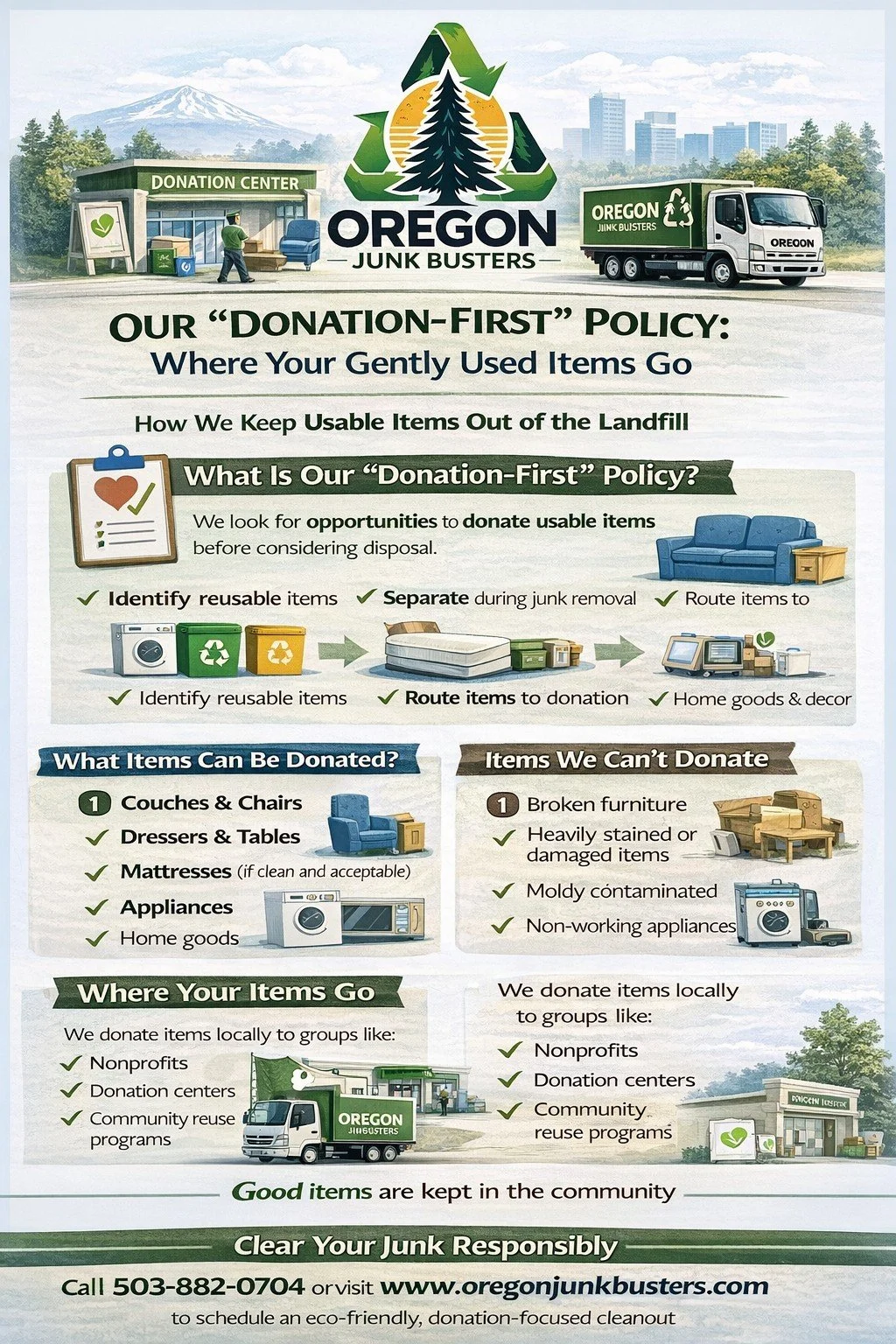 Our "Donation-First" Policy: Where Your Gently Used Items Go.