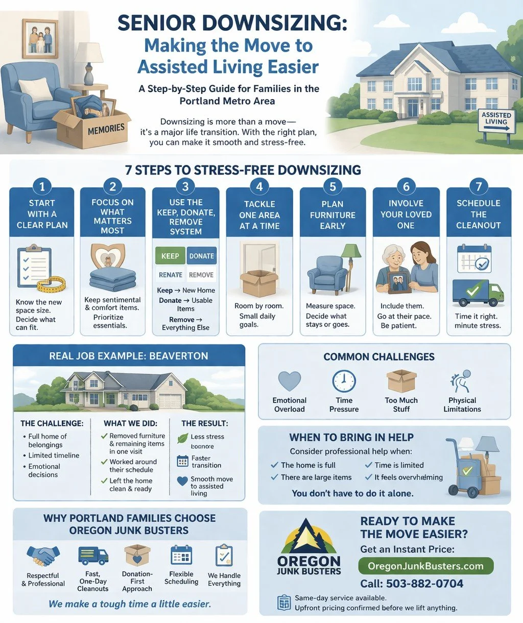 Senior Downsizing: Making the Move to Assisted Living Easier