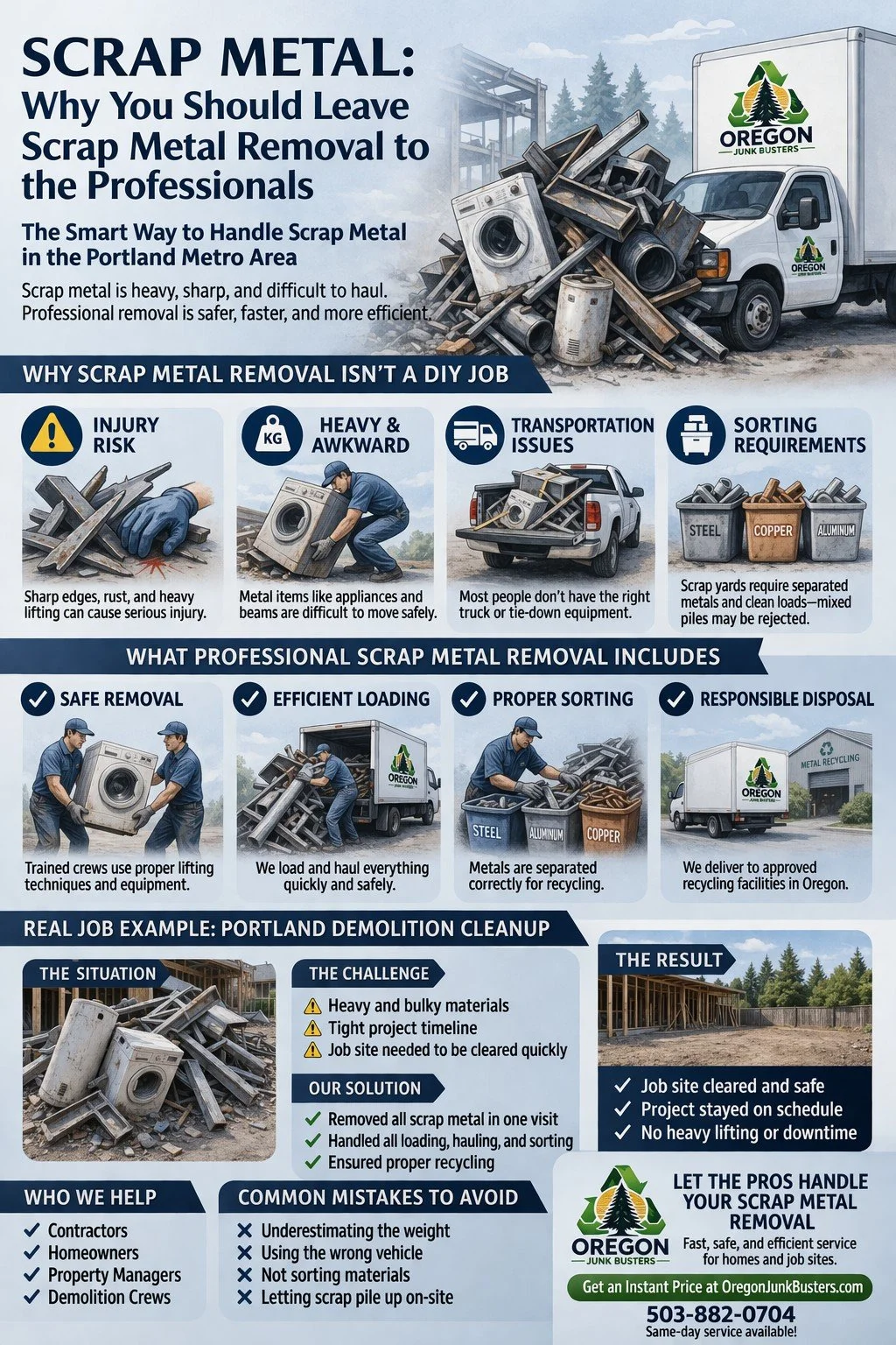 Why You Should Leave Scrap Metal Removal to the Professionals