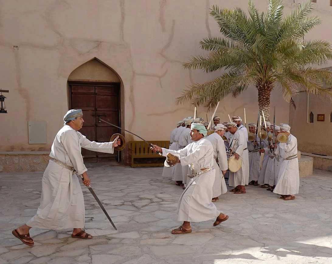 nizwa fort performance sword fight 3.jpg