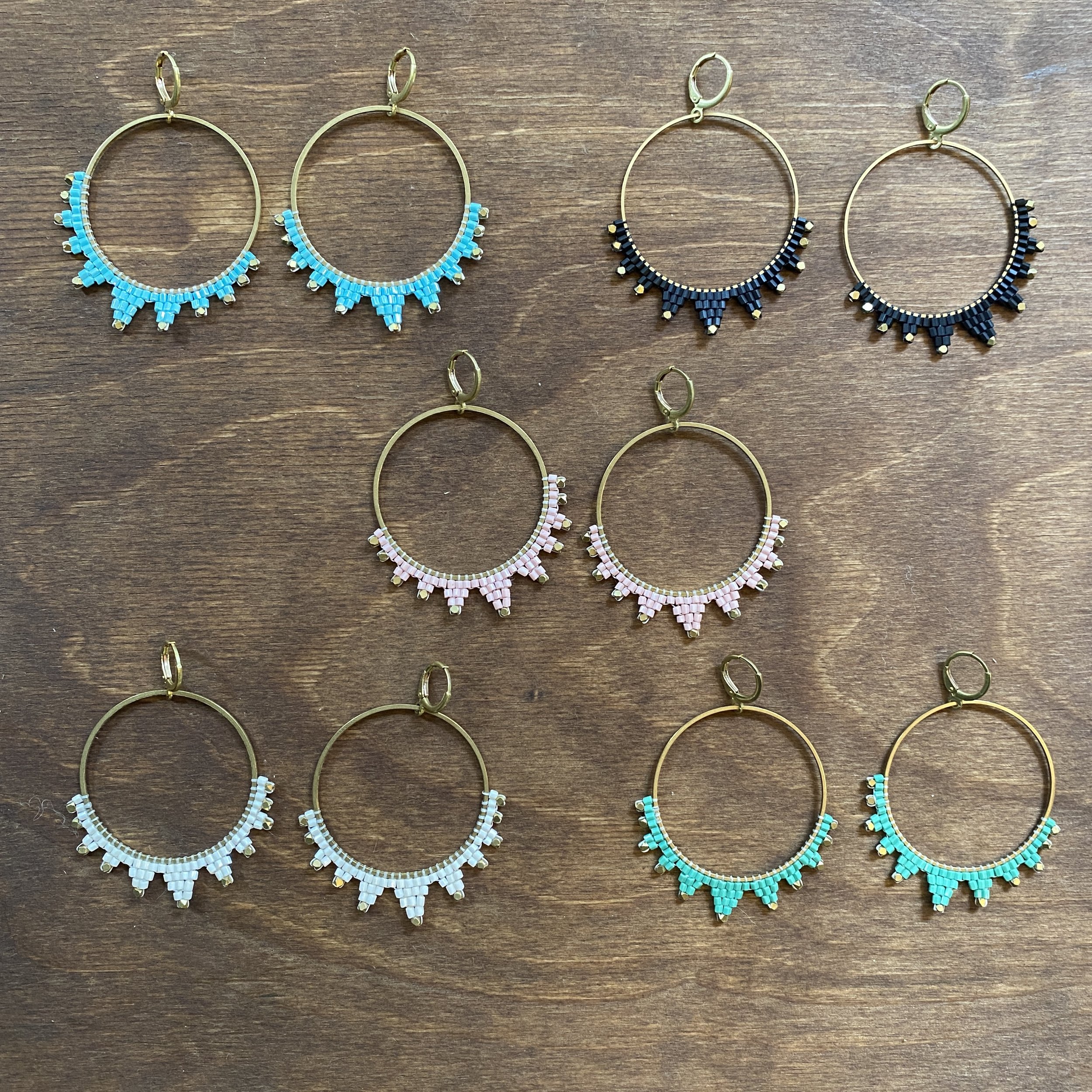 Large Starburst Hoop