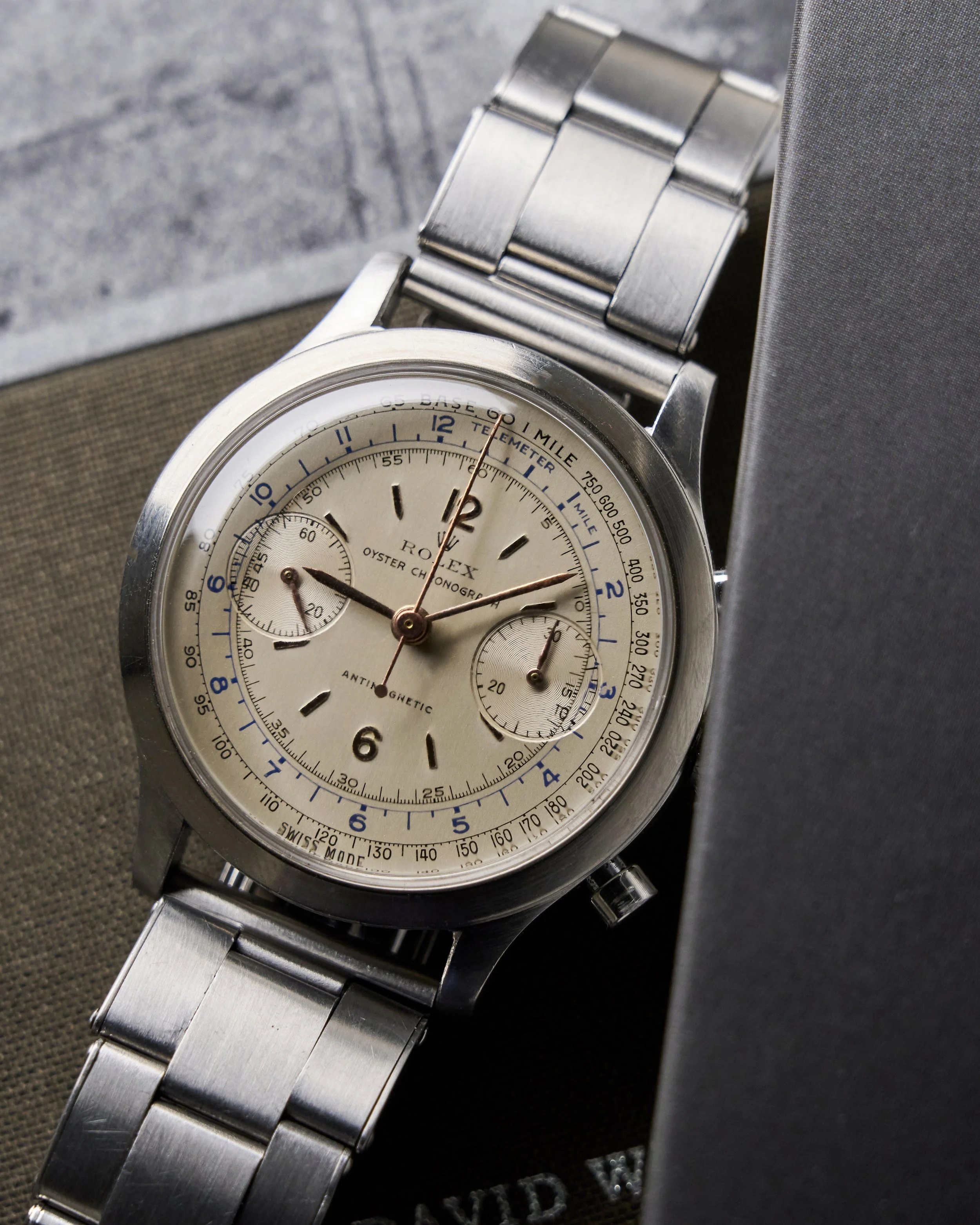 1948 Rolex Chronograph ref.3525 'POW' w/Rose Gold Markers