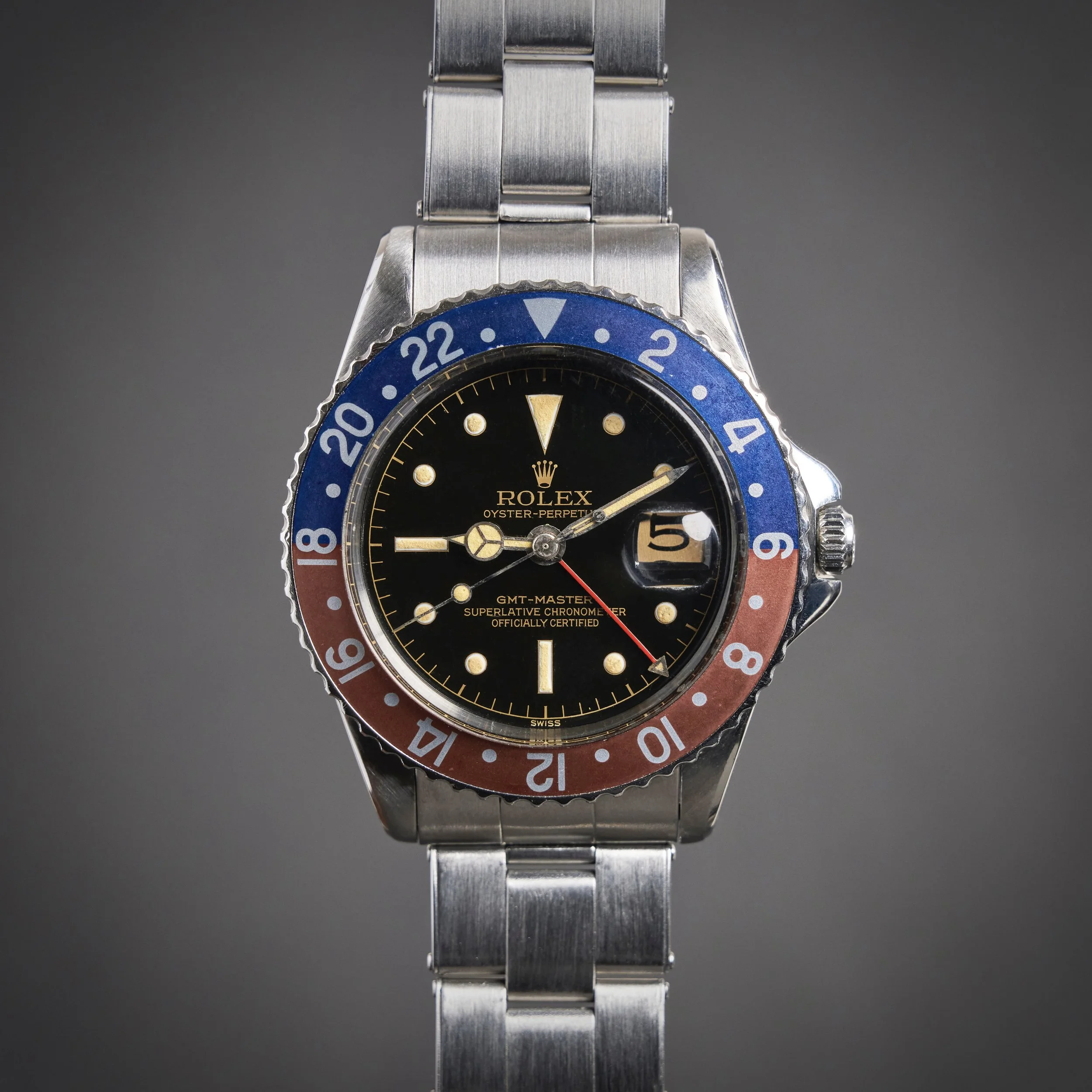 1960 Rolex GMT-Master ref.1675 Gilt Chapter Ring