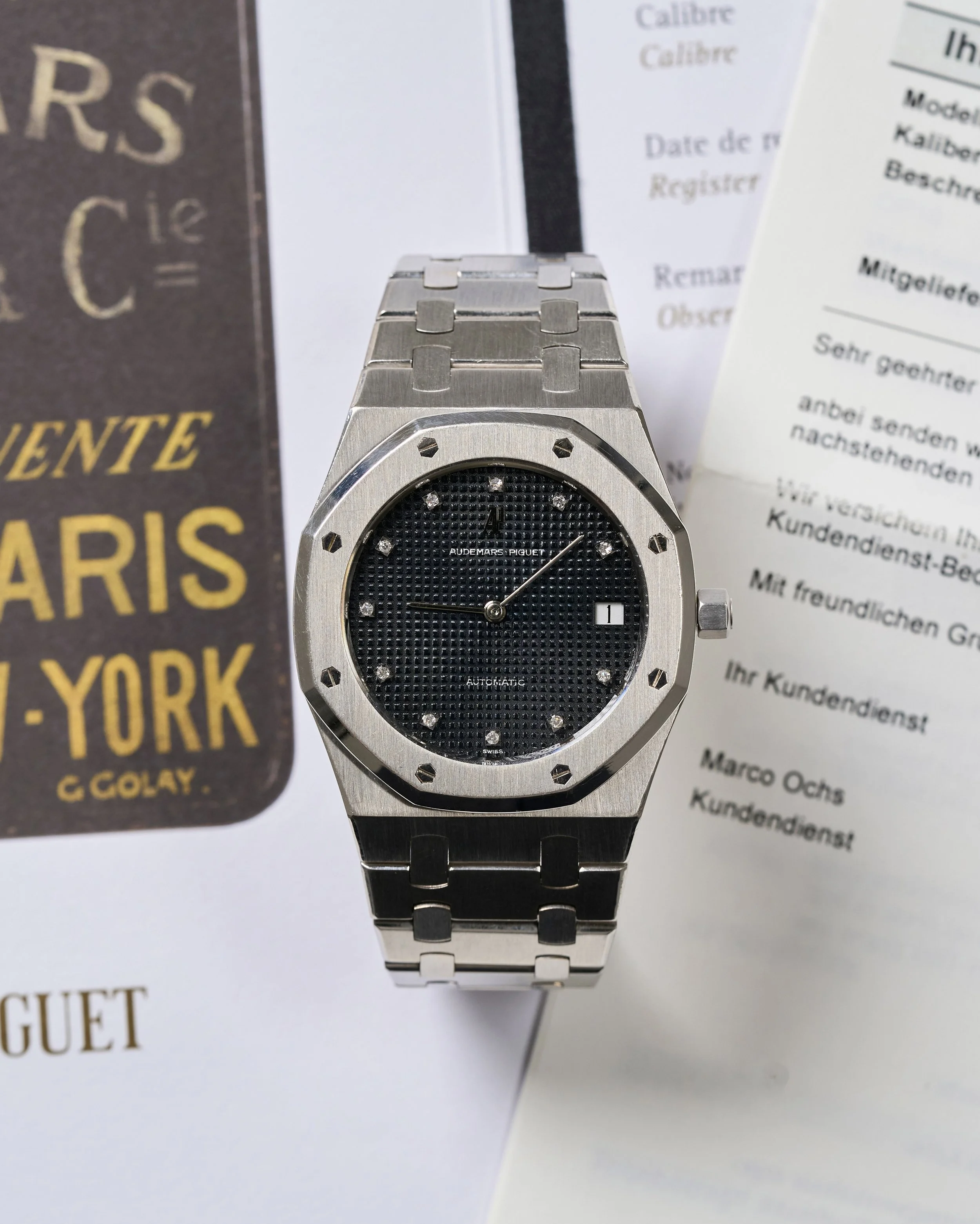 1980 Audemars Piguet Royal Oak 18k WG ref.5402BC w/Diamond Dial