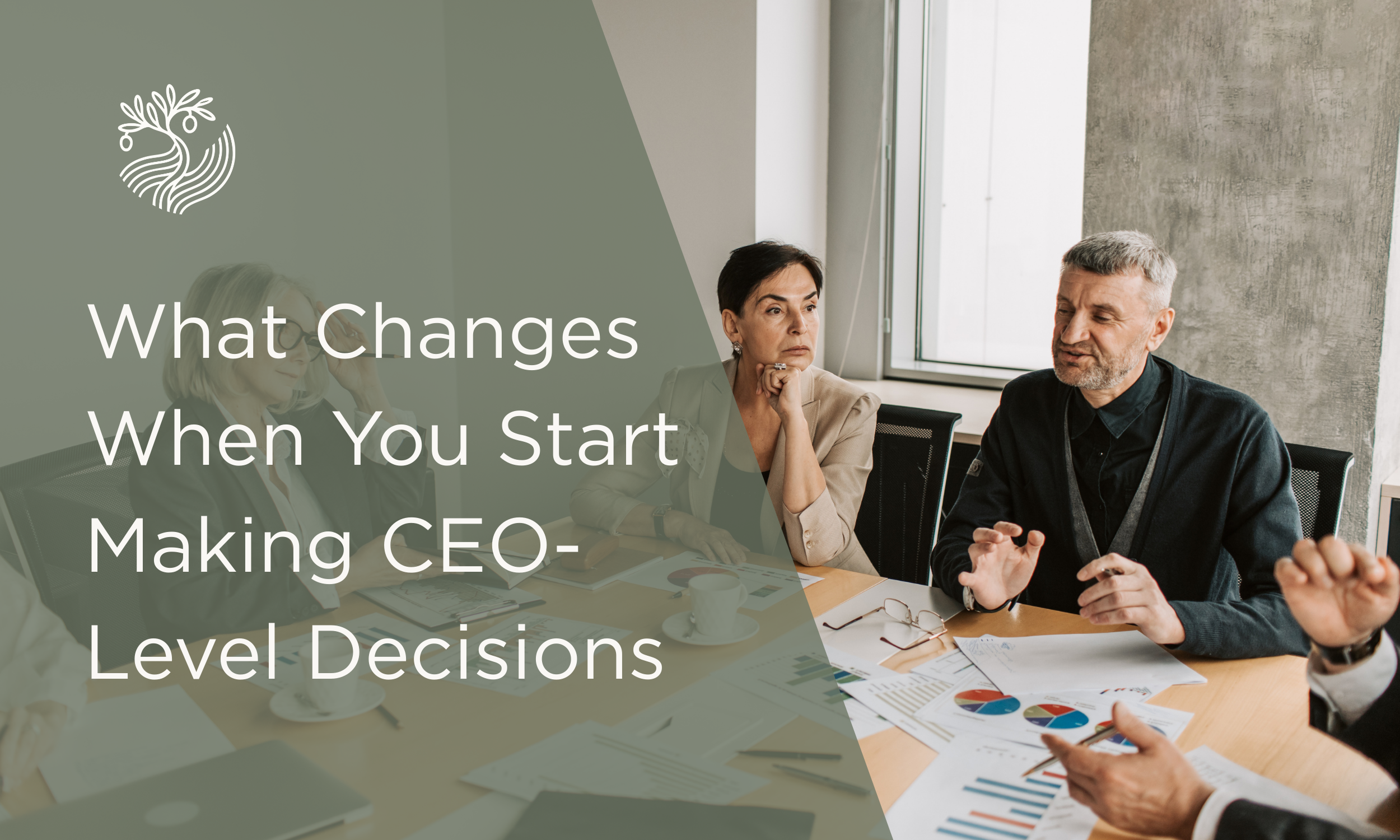 What Changes When You Start Making CEO-Level Decisions