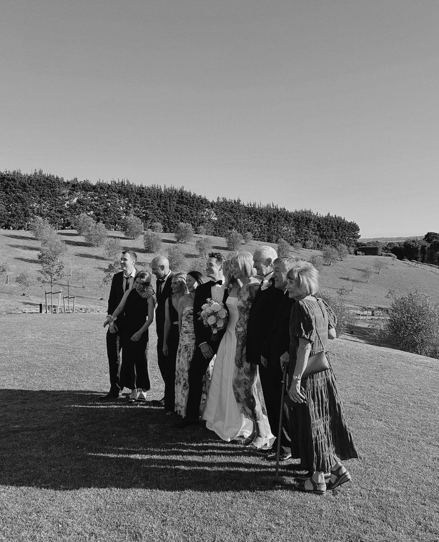 L&amp;T cocktail hour captured at Mudbrick 🖤⁠
⁠
bride @lydiadougherty_ | groom @ts_doc | venue @mudbrick_nz @mudbrick_weddings | dress @preajames_bridal @lvr_bridal @trishpeng | suit @workingstylenz | makeup @_beautybyalexandra | hair @robynmunrohai