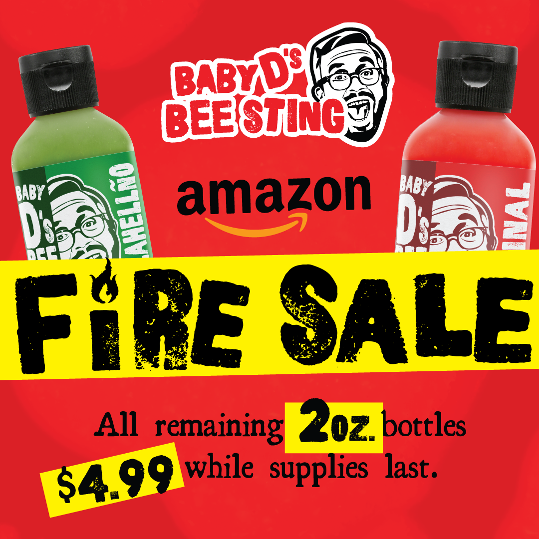 Baby D's Bee Sting Fire Sale Social Media Post