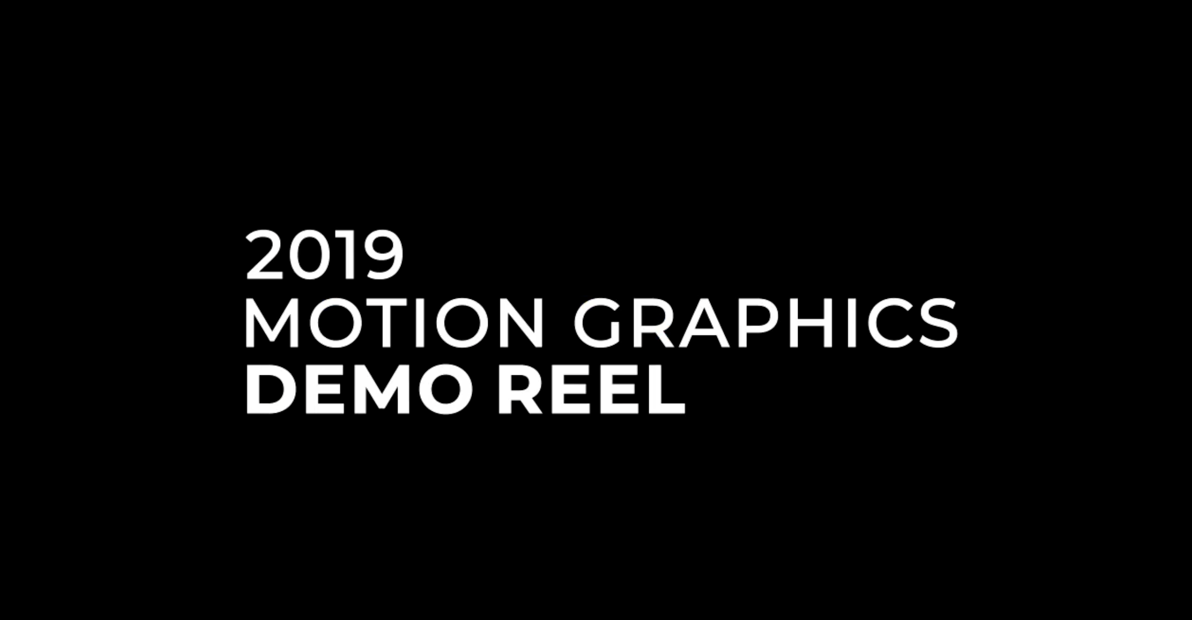 Motion Graphics Reel