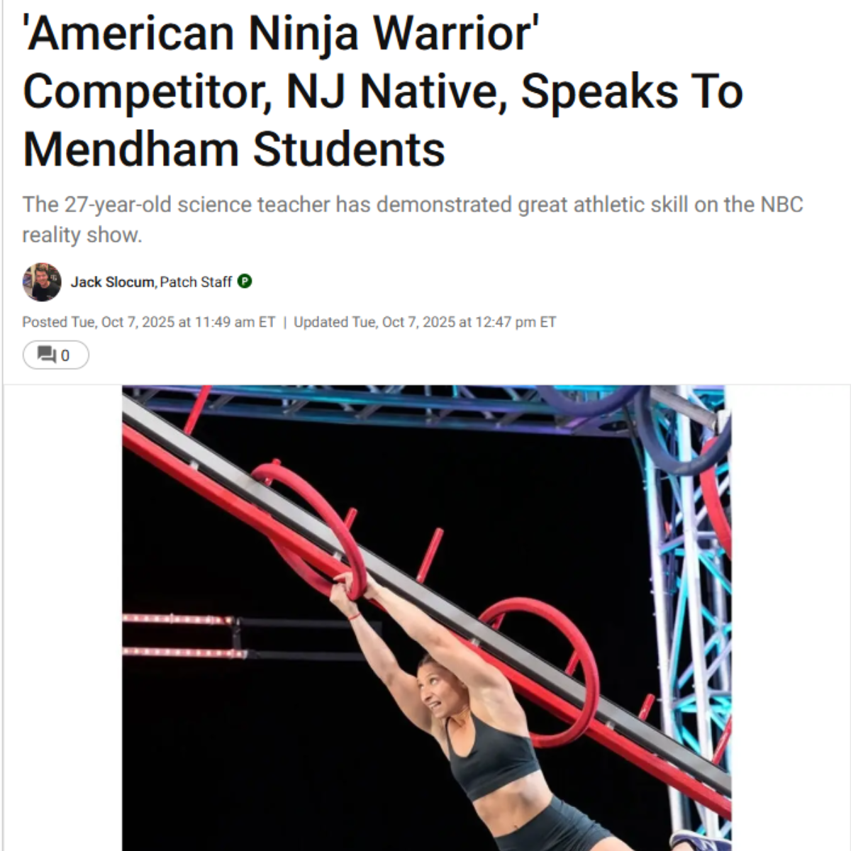 Rachel School Speaker article news