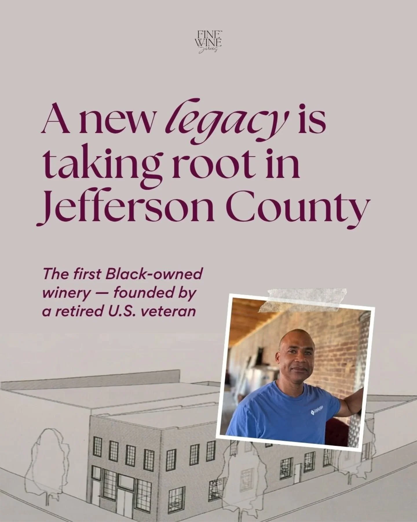 From service to soil 🫡.

Retired U.S. Army veteran @lafran.marks is turning a historic 1910 building in Bessemer into Jefferson County&rsquo;s first Black-veteran-owned winery.

What does legacy taste like? We&rsquo;re about to find out.

#legacyint