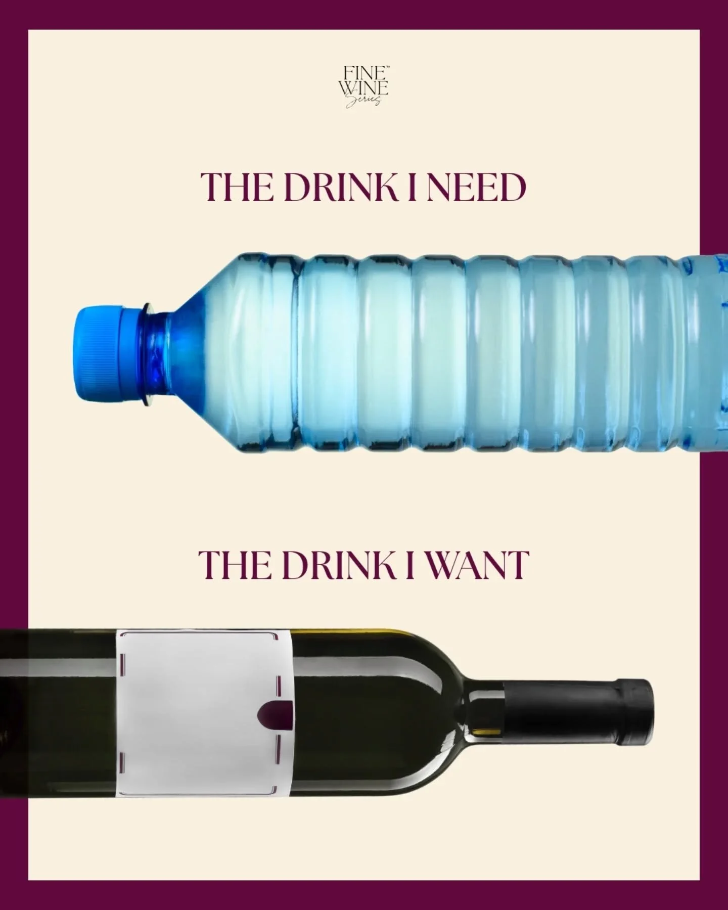Balance is everything ⚖️ Water 💧 for the body, wine 🍷 for the soul. Weren&rsquo;t Fridays made for both?