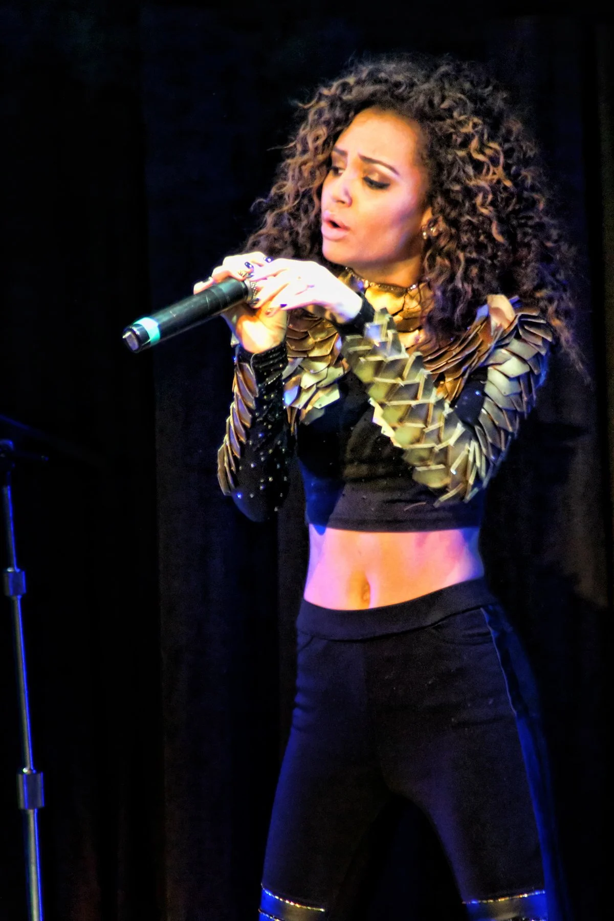 Custom Wardrobe: Full Custom look on  Jazzlyn of Future Stereo x Young Hollywood event