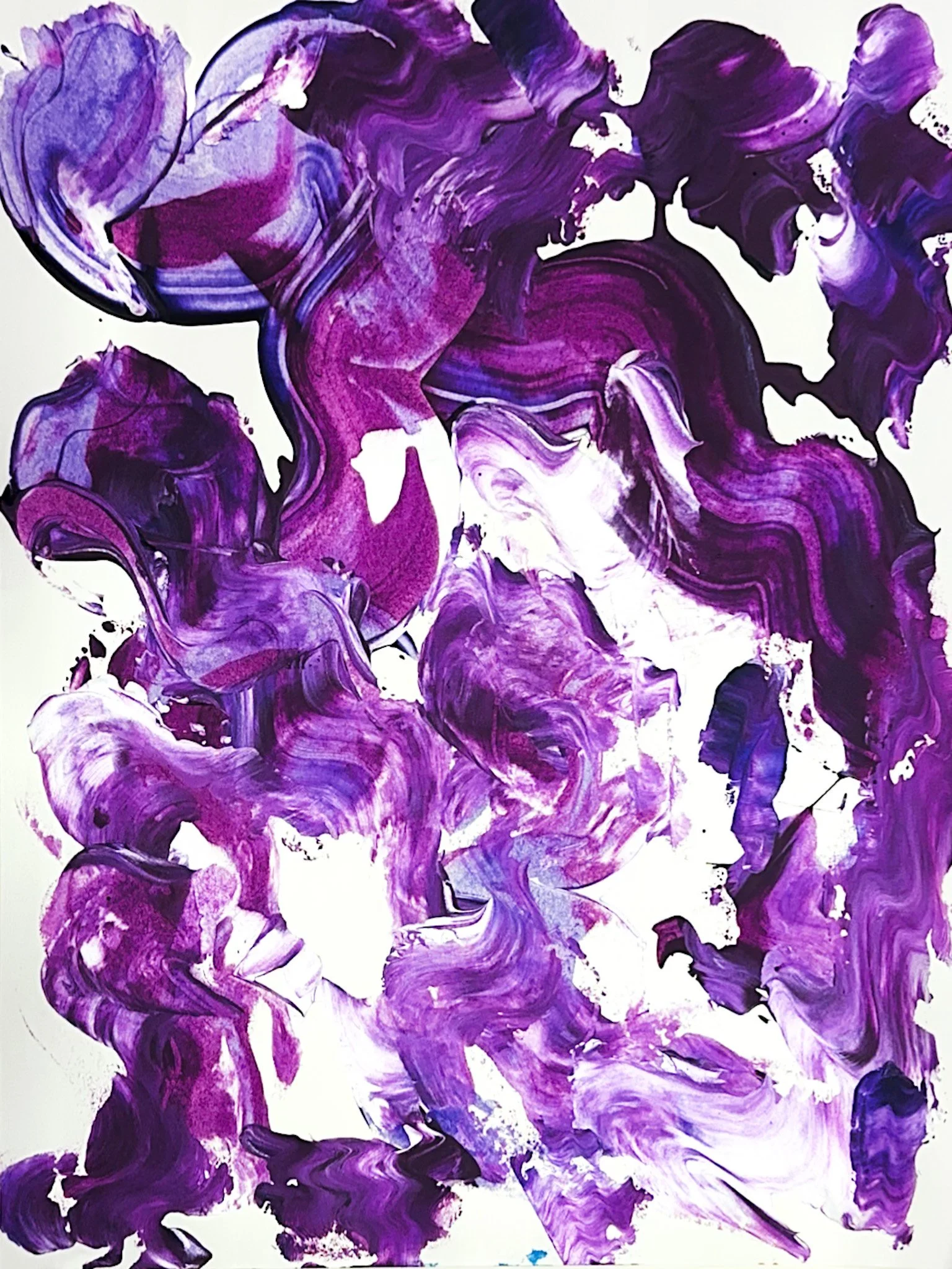 eminence. 2024. 11x14 in. acrylic on paper.