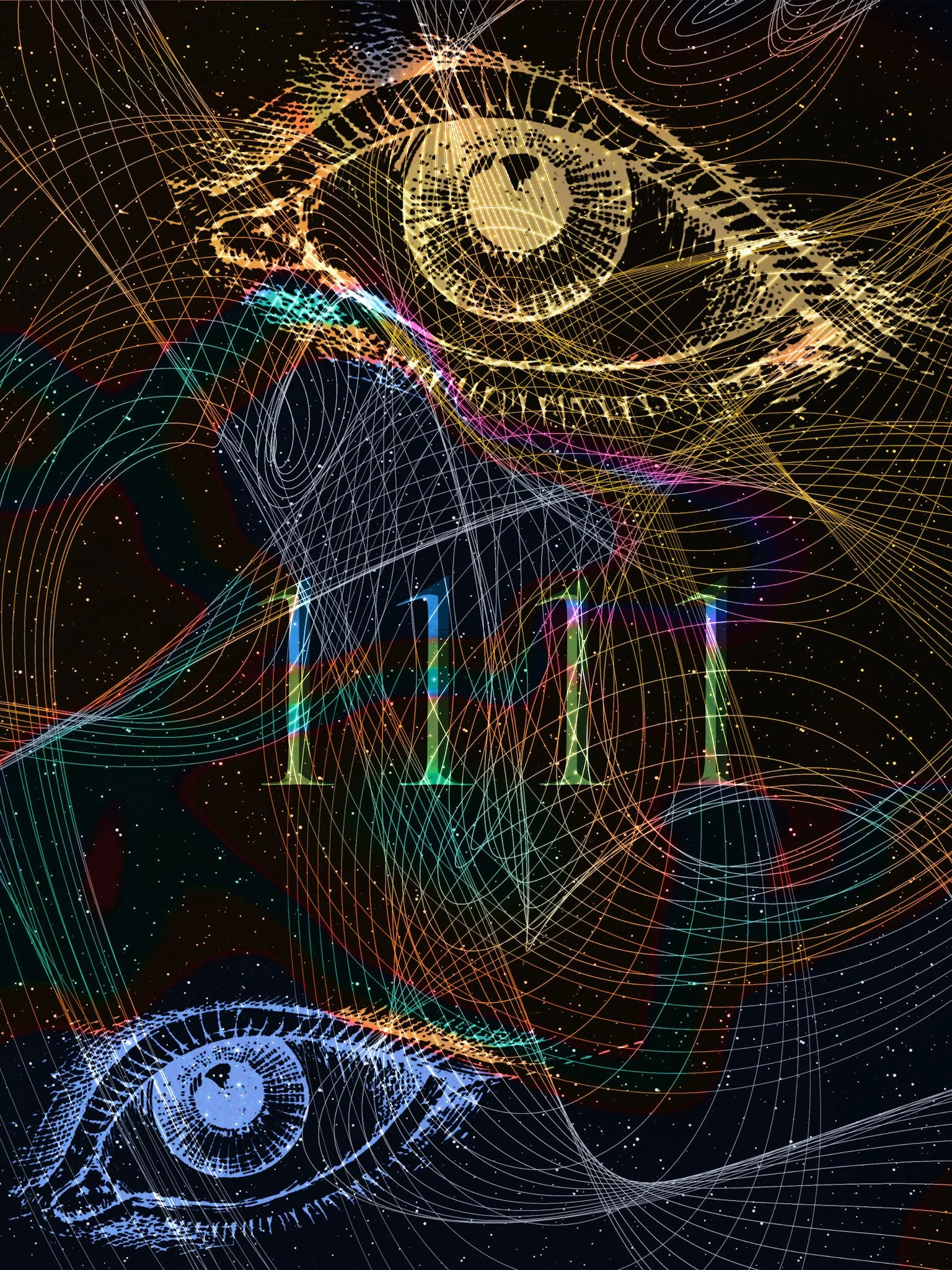 eleven eleven. 2024. digital montage