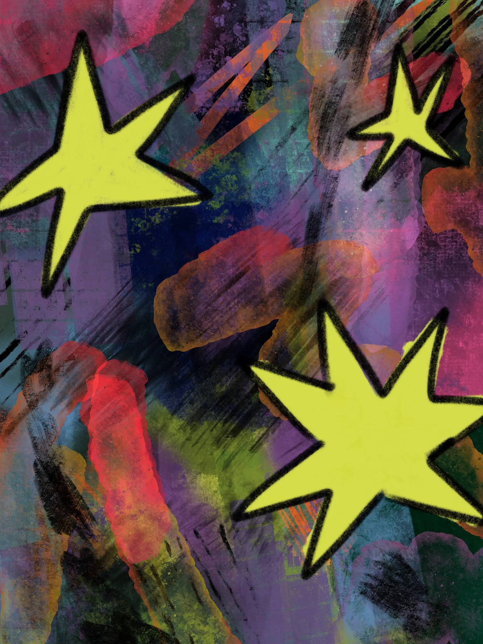 we are all made of stars. 2025. digital painting