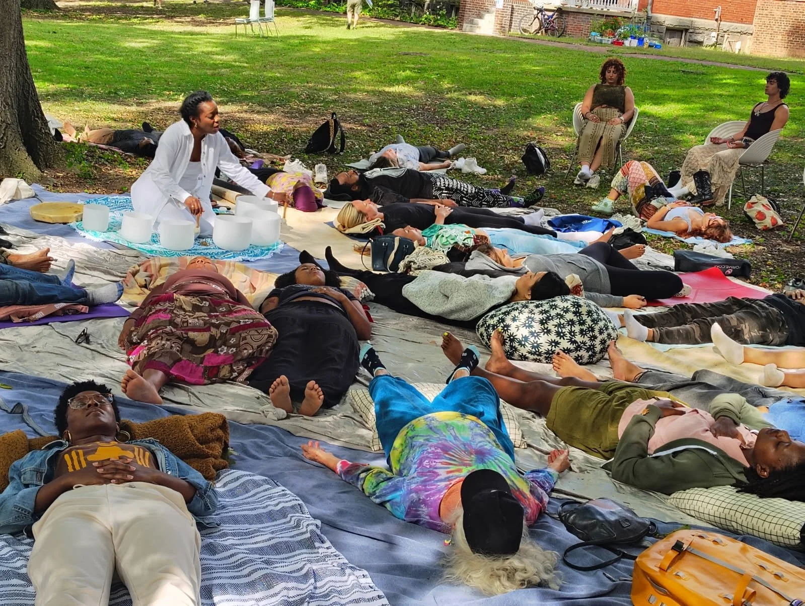 DuYé Moves is a welcoming safe third space in New York City offering free and donation-based arts, dance, sound baths, wellness, music, and cultural programming on Governors Island.