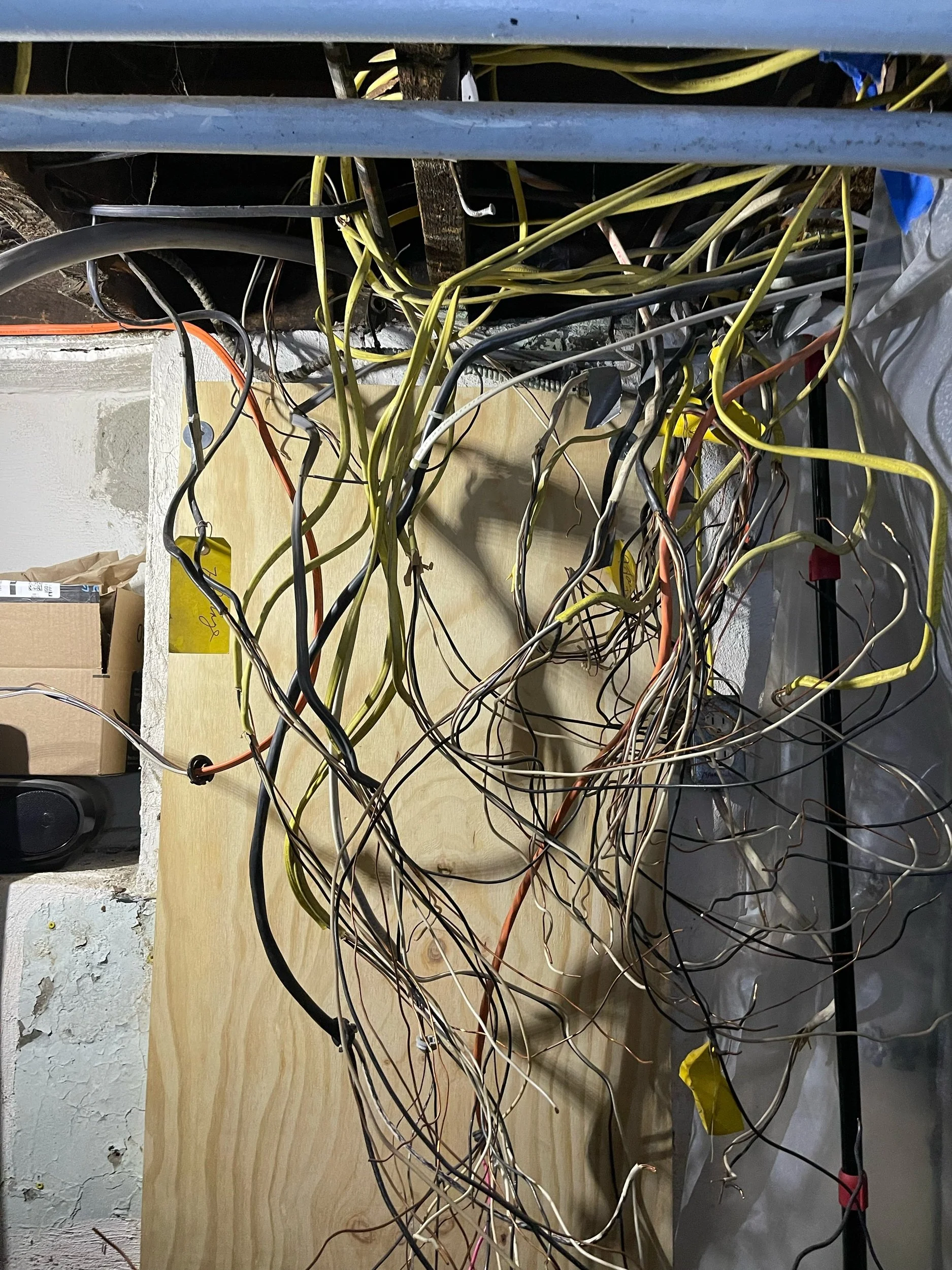During: Whole ball of wires