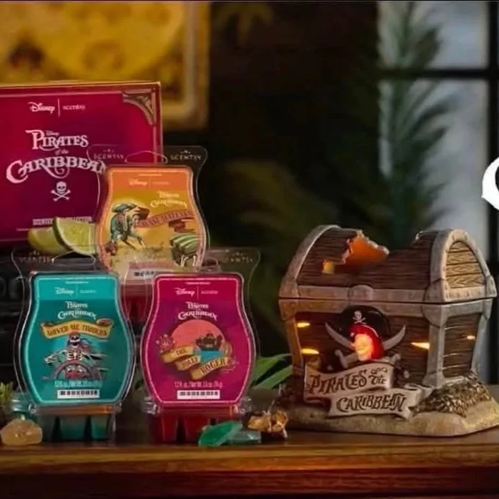 scentsy pirates of the Caribbean collection styled