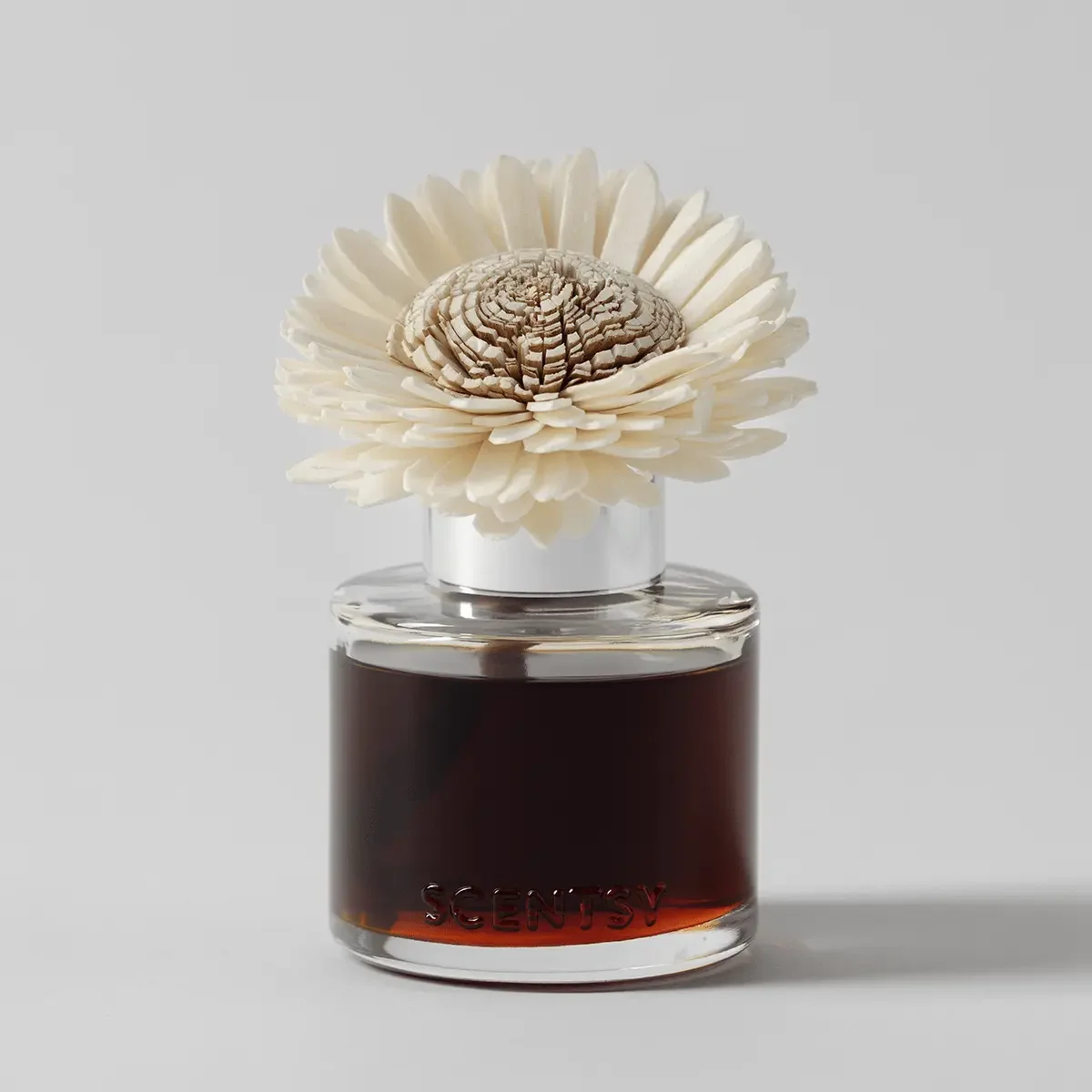 Smoked Honey Apple Stunning Sunflower Scentsy Fragrance Flower with white petals before absorbing fragrance oil