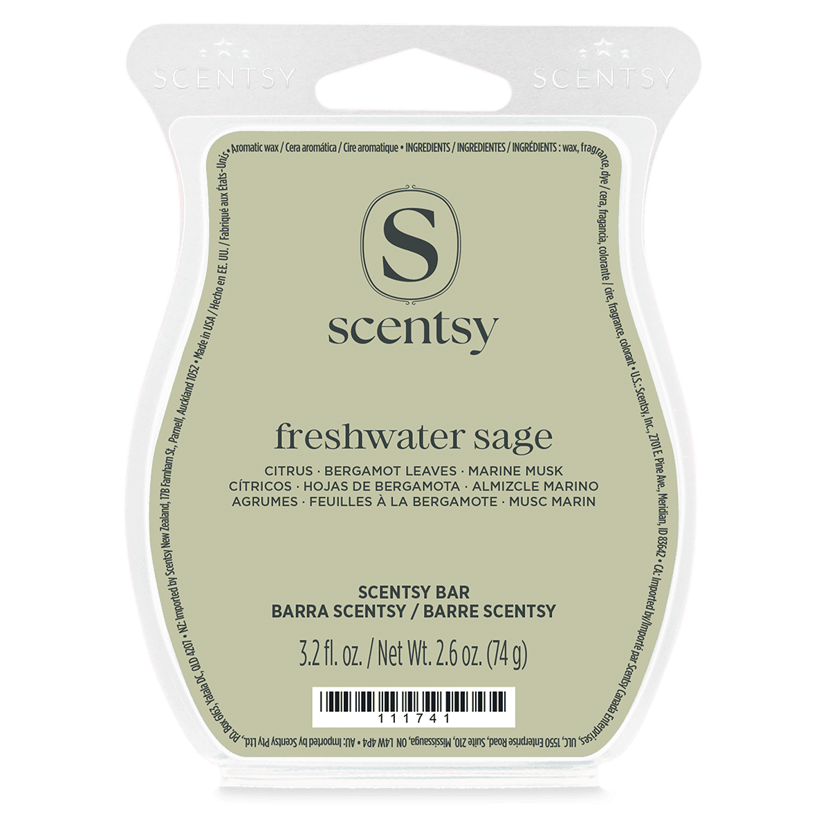 Freshwater Sage Scentsy Wax Bar