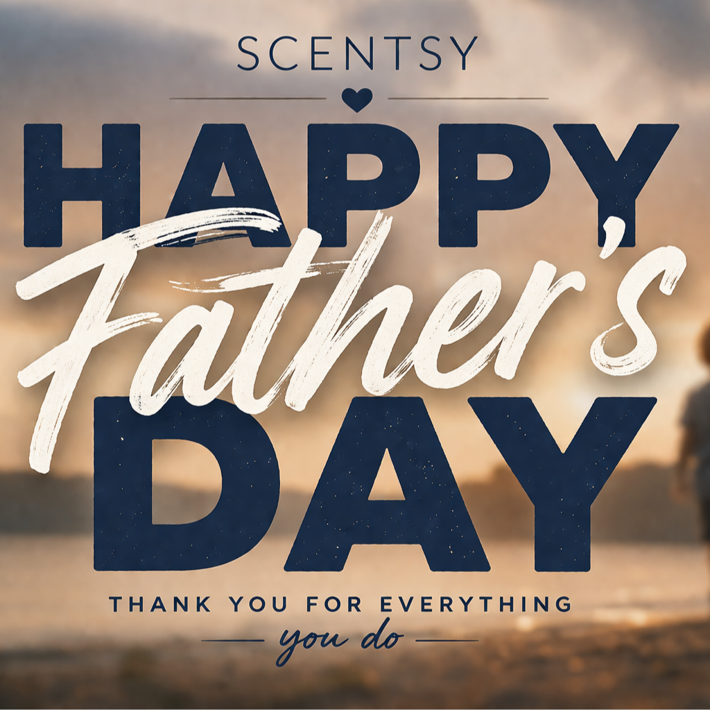 scentsy fathers day collection styled on a beach setting