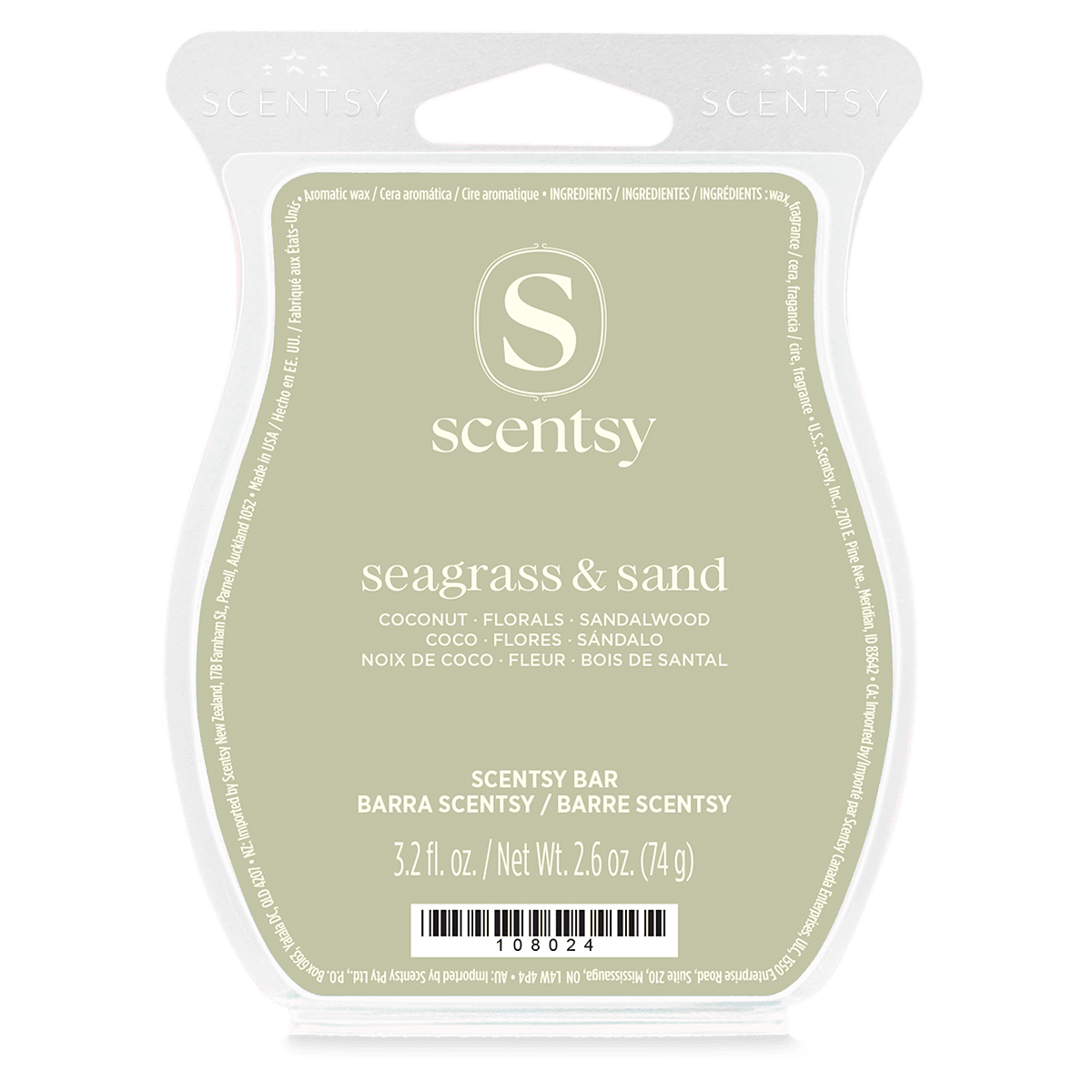 Seagrass & Sand Scentsy Wax Bar