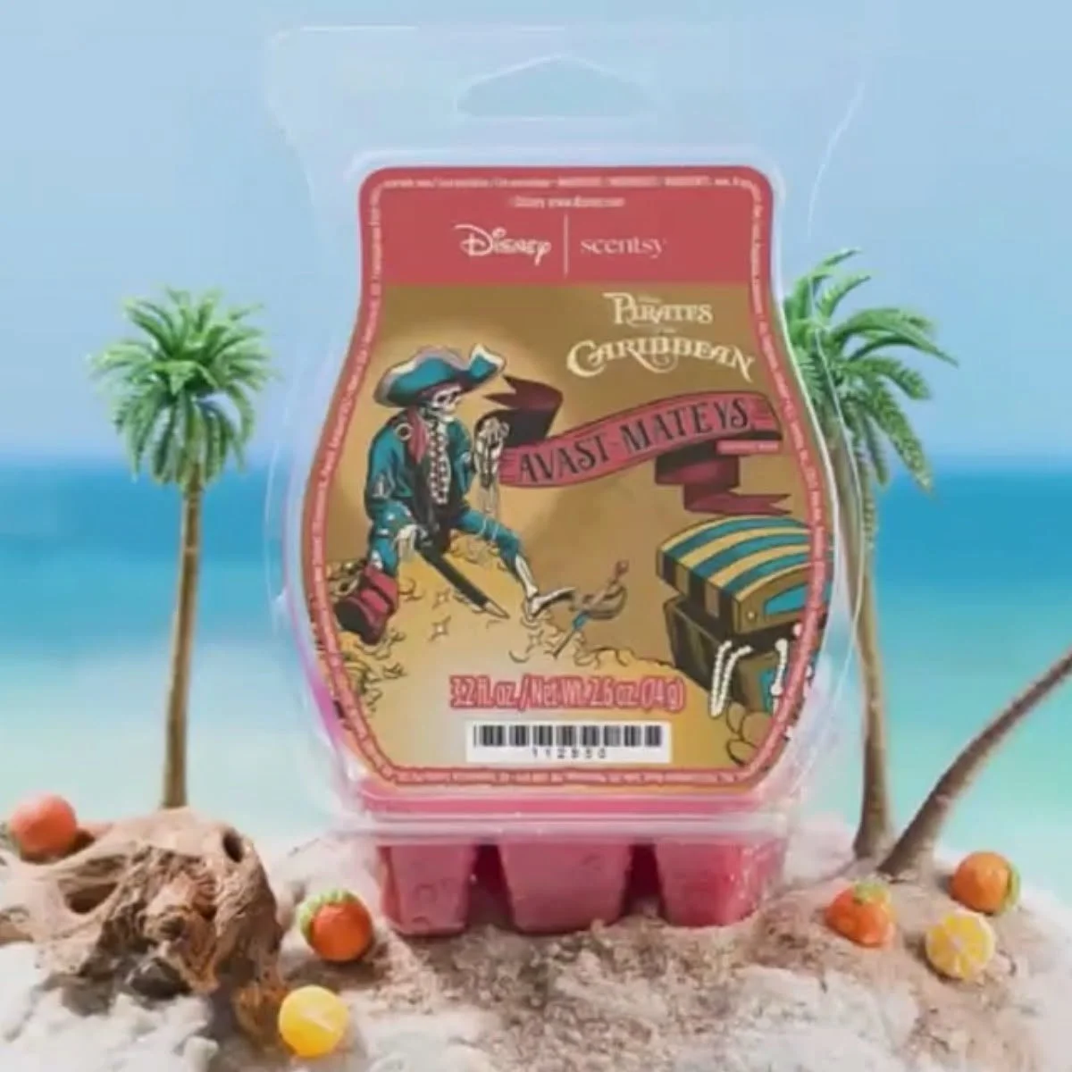 Disney Pirates of the Caribbean Avast Mateys Scentsy Bar.