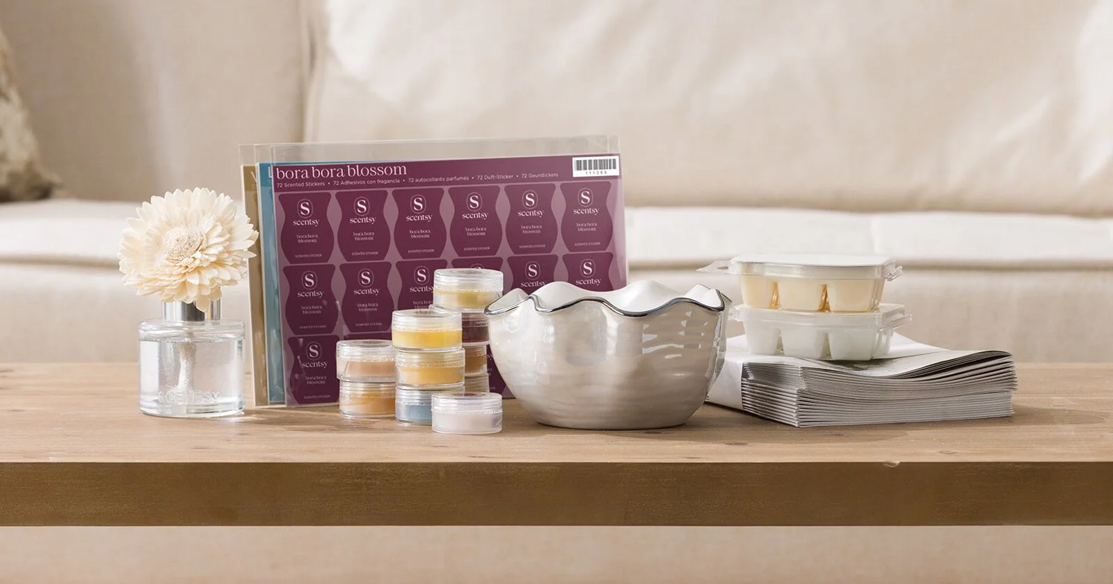 scentsy reinstatement kit showing the product contents worth $77