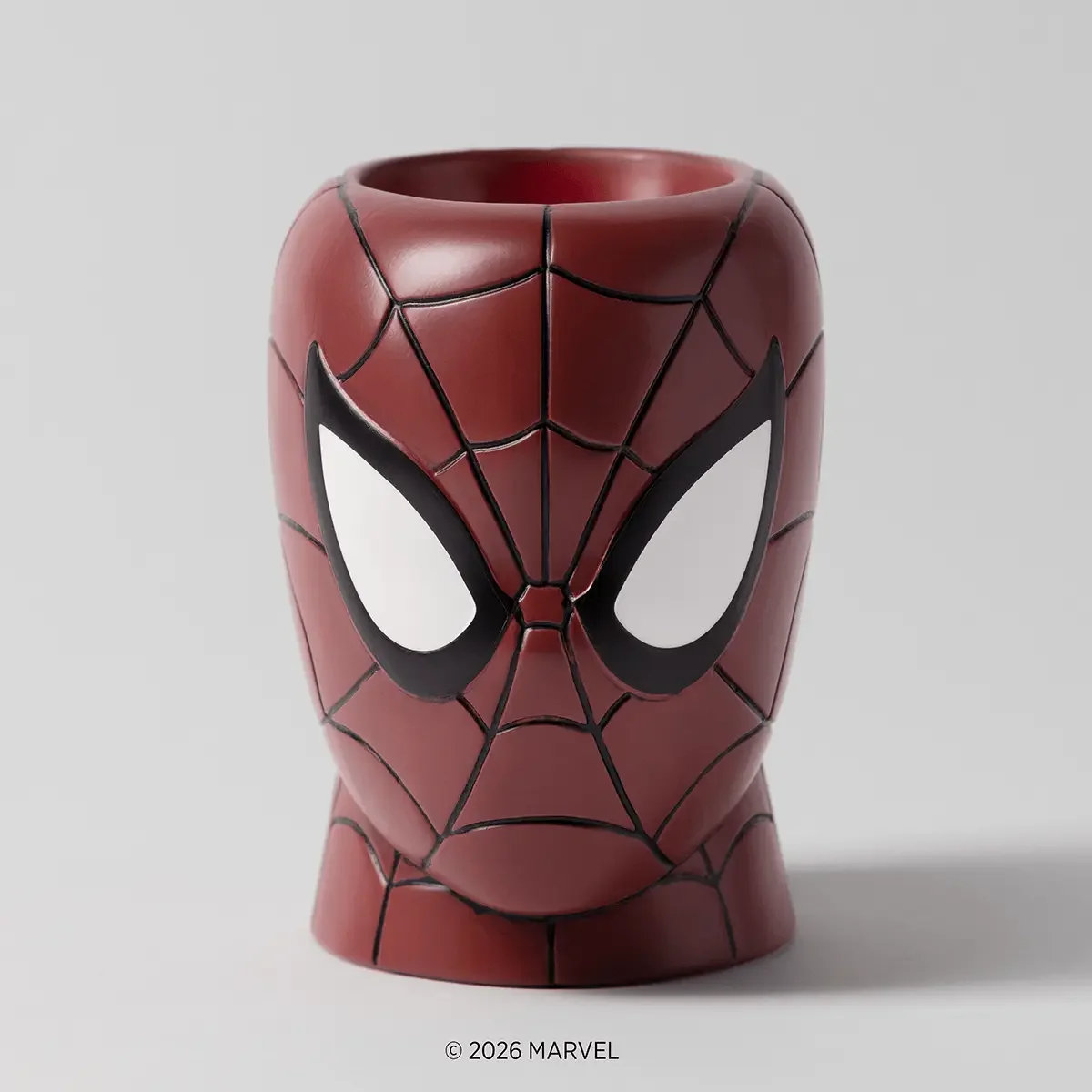 Amazing Spider-Man Scentsy Warmer featuring the classic red Spider-Man mask and web design