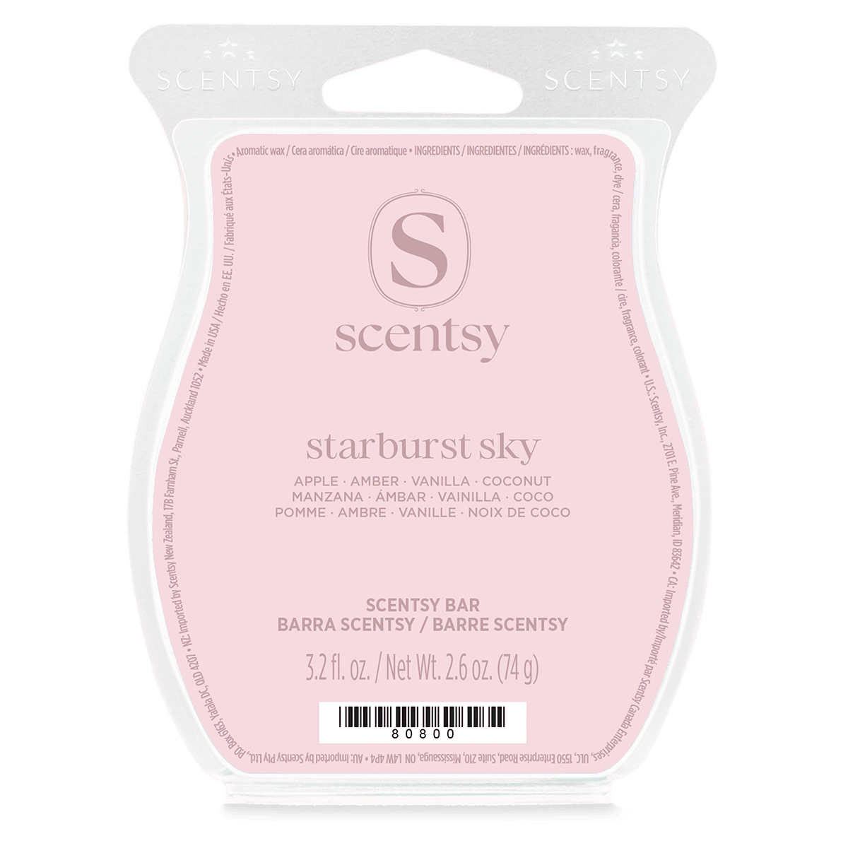 Starburst Sky Scentsy Wax Bar
