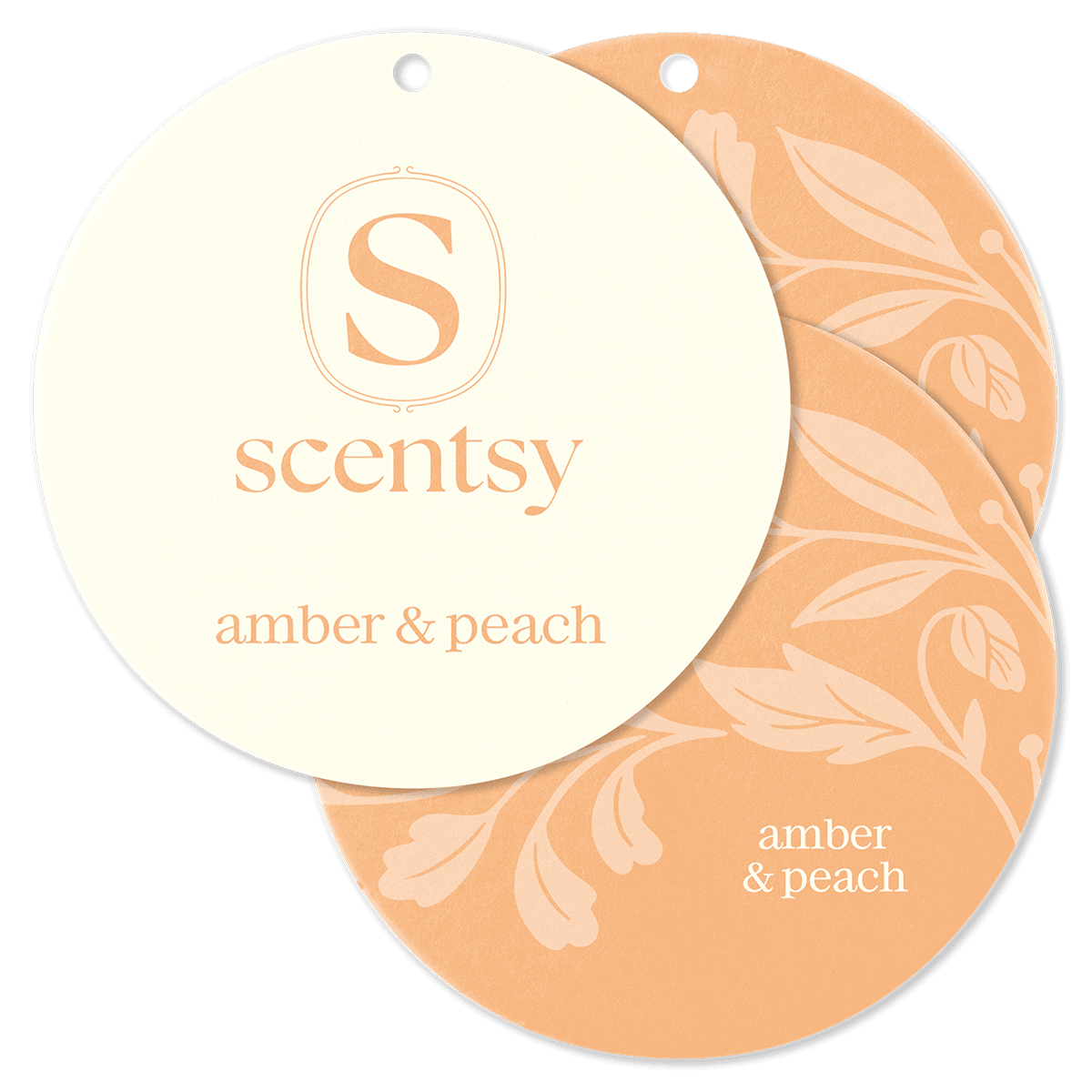 Amber & Peach Scentsy Scent Circle – 3 Pack