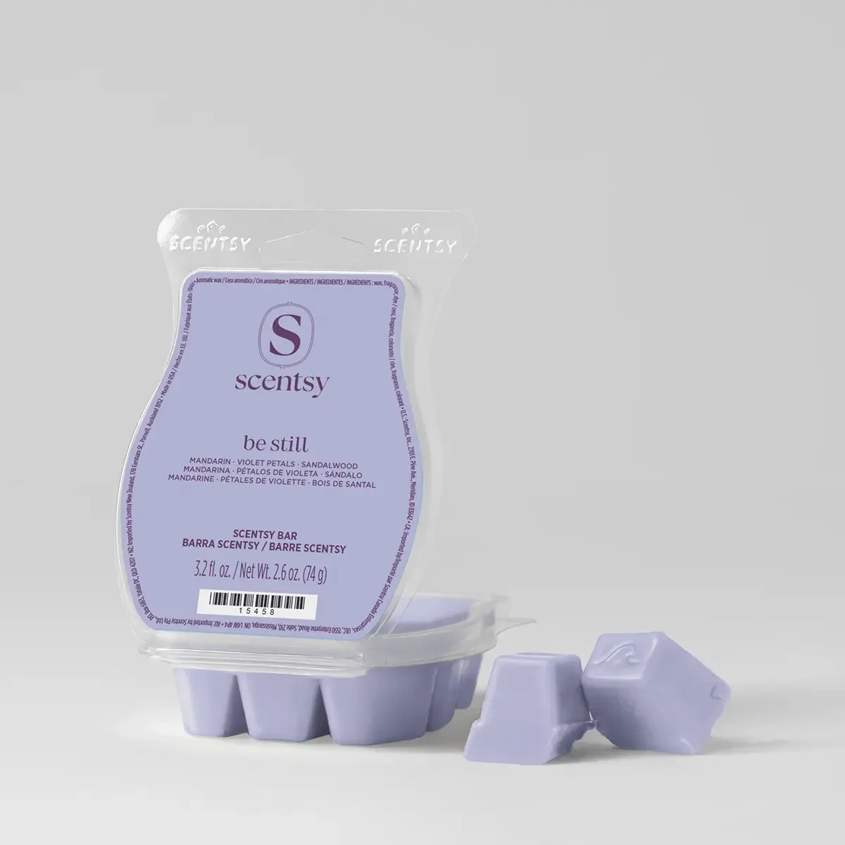 Be Still Scentsy Bar featuring a cozy fragrance of mandarin, violet petals and warm sandalwood (Copy)