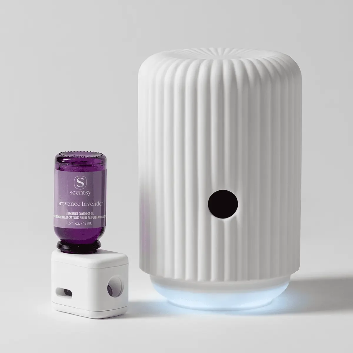 scentsy solo smart diffuser with Provence lavender fragrance cartridge