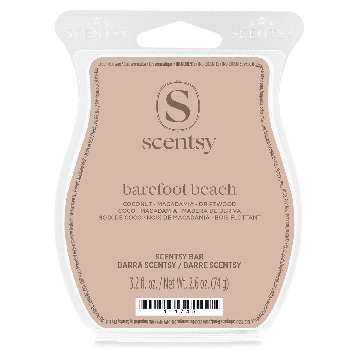 Barefoot Beach Scentsy Wax Bar