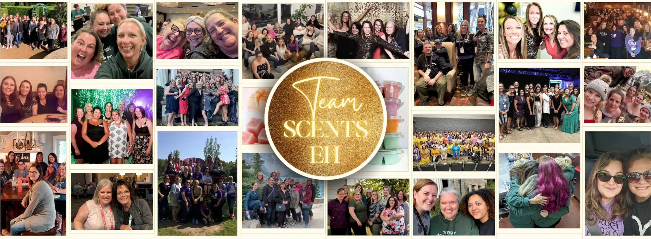 Join Scentsy Canada team picture collage