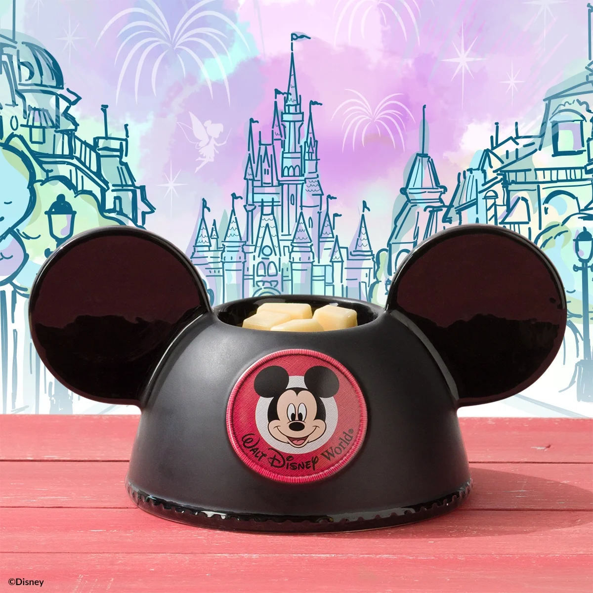 Walt Disney World® Embroidered Mickey Ears Scentsy Warmer inspired by the classic Disney ears hat
