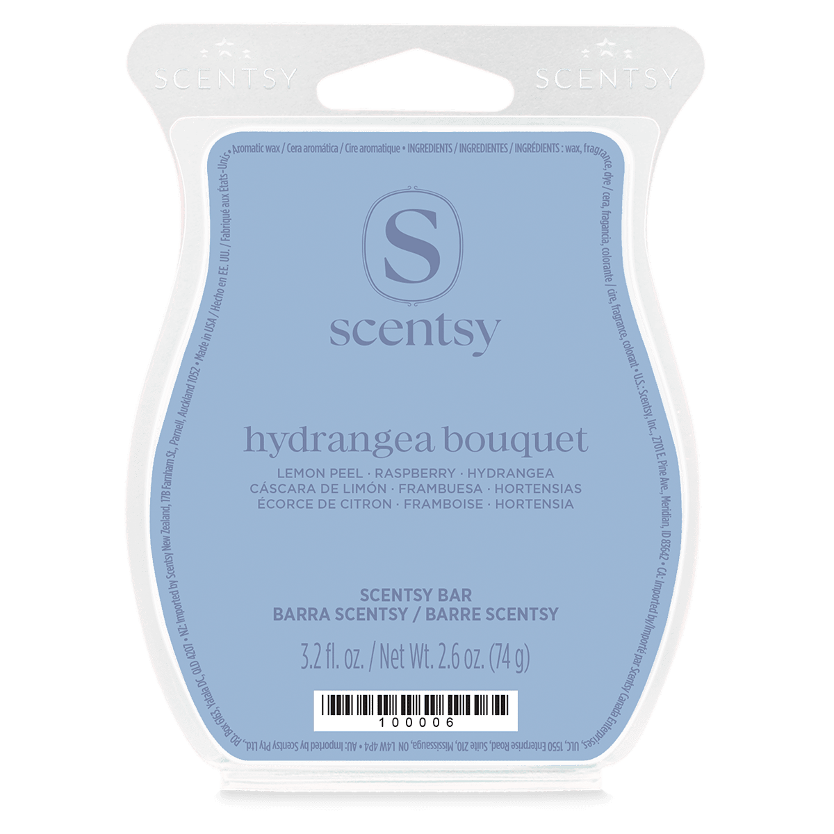 Hydrangea Bouquet Scentsy Wax Bar